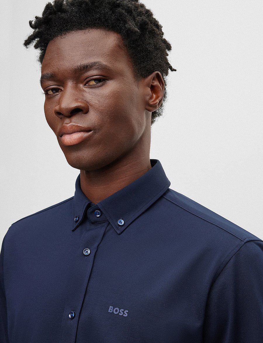 BOSS - P-JOE-BD-C1-222 - casual shirts - navy - 3