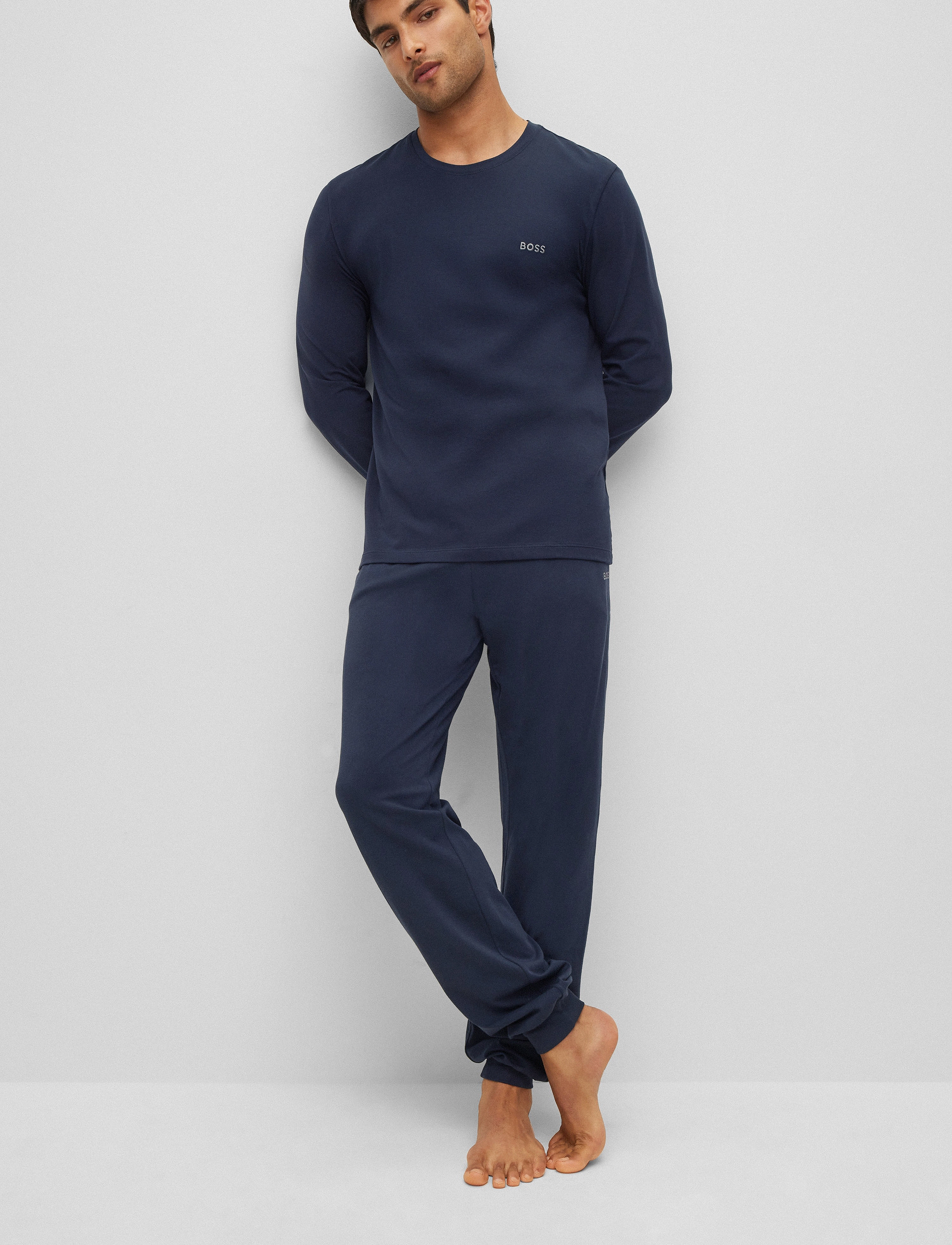BOSS - MIX&MATCH PANTS - dark blue - 1