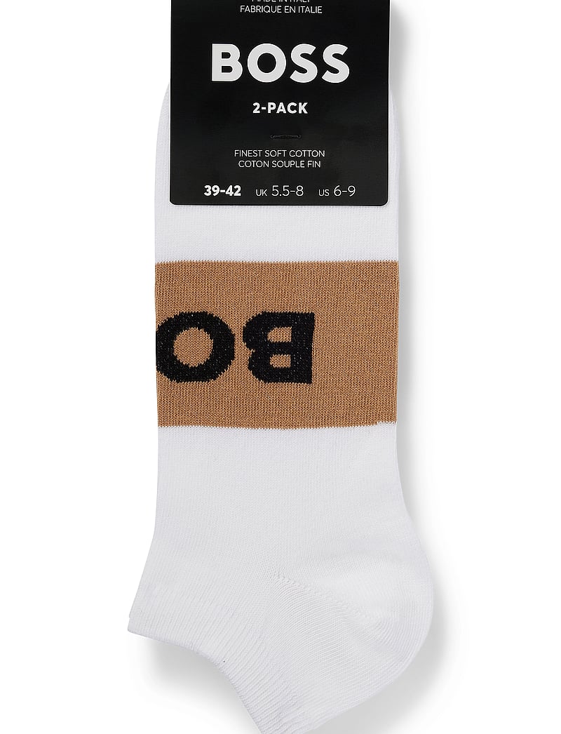 BOSS - 2P AS Logo CC - multipack strømper - natural - 3