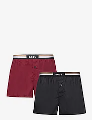 BOSS - 2P Boxer Shorts EW - laveste priser - dark red - 0