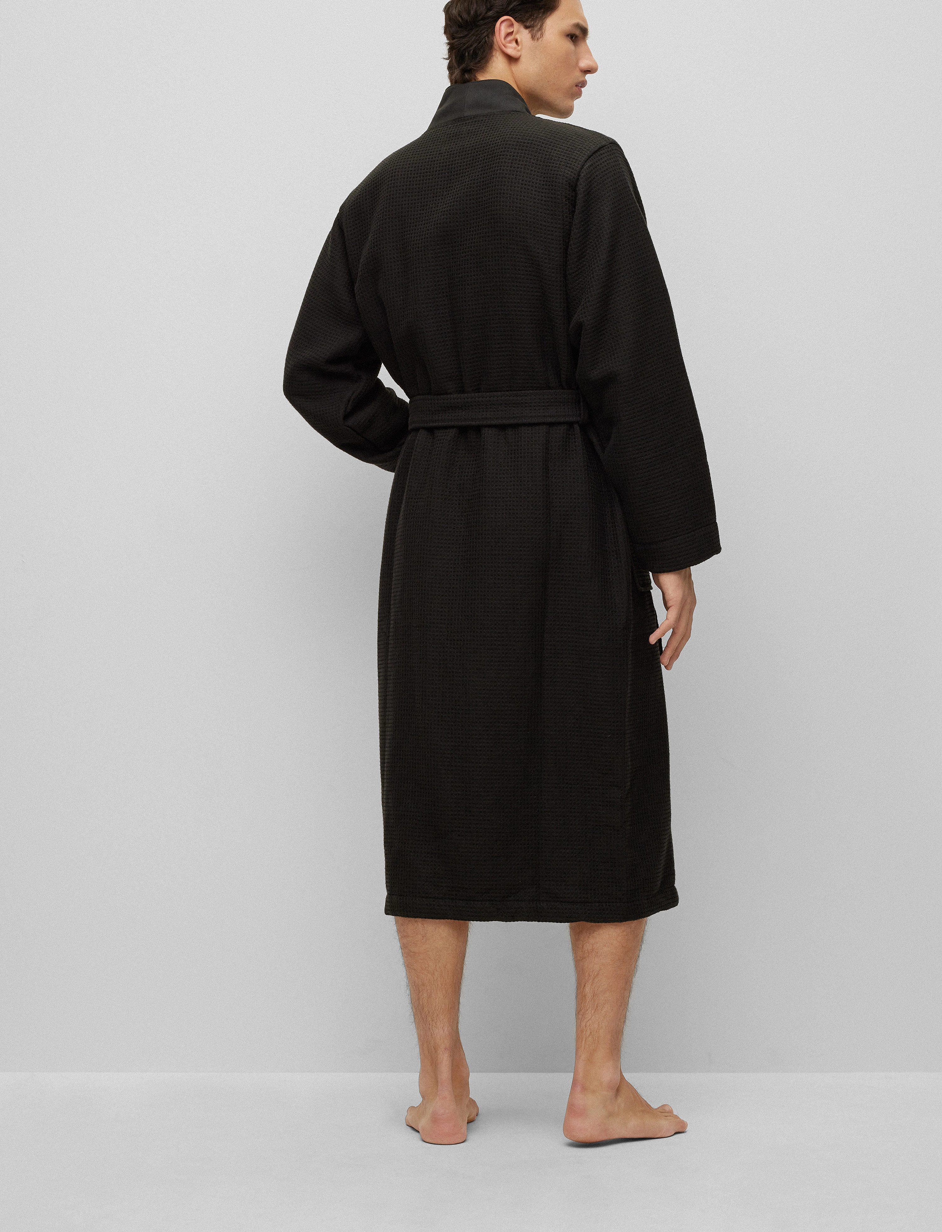 BOSS - Waffle Kimono - black - 4