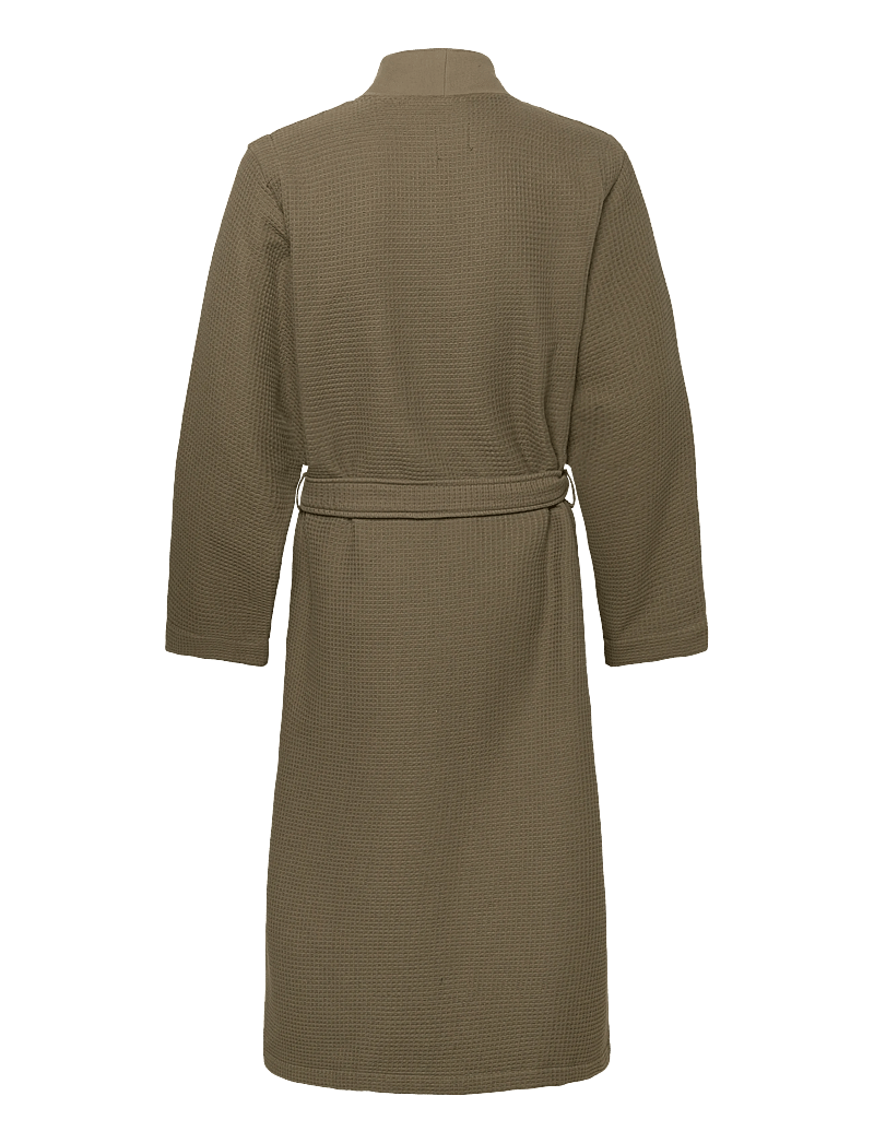 BOSS - Waffle Kimono - nattøj - open brown - 1