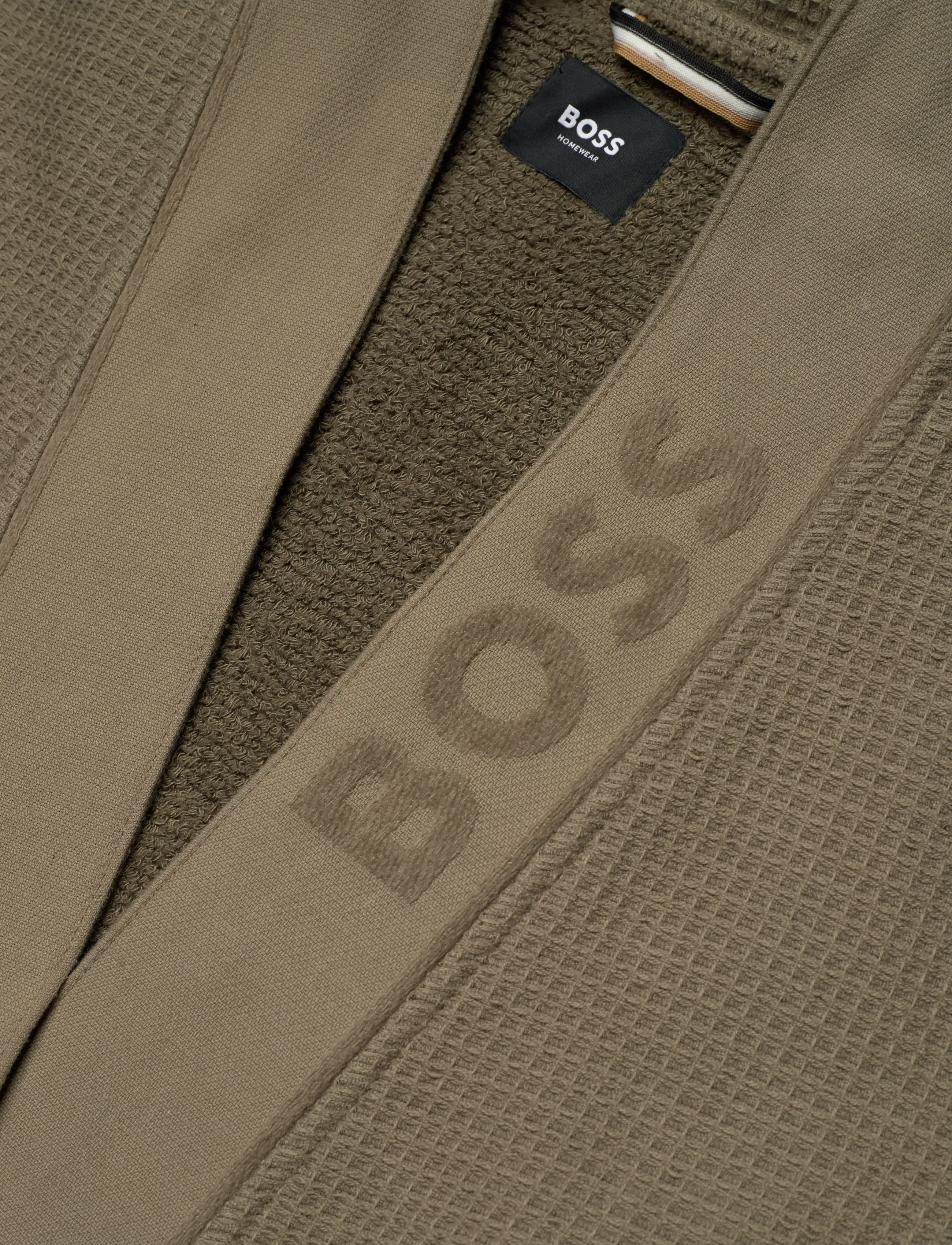 BOSS - Waffle Kimono - open brown - 2