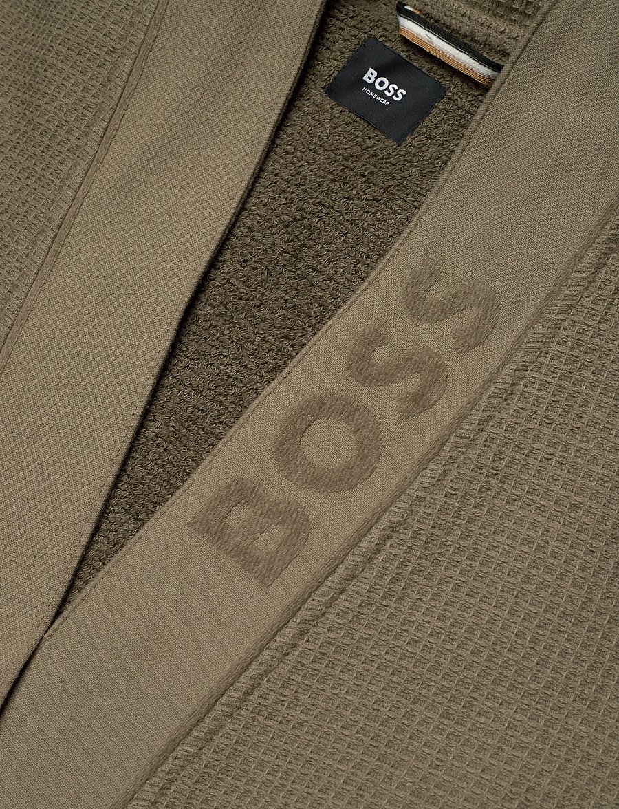 BOSS - Waffle Kimono - open brown - 2