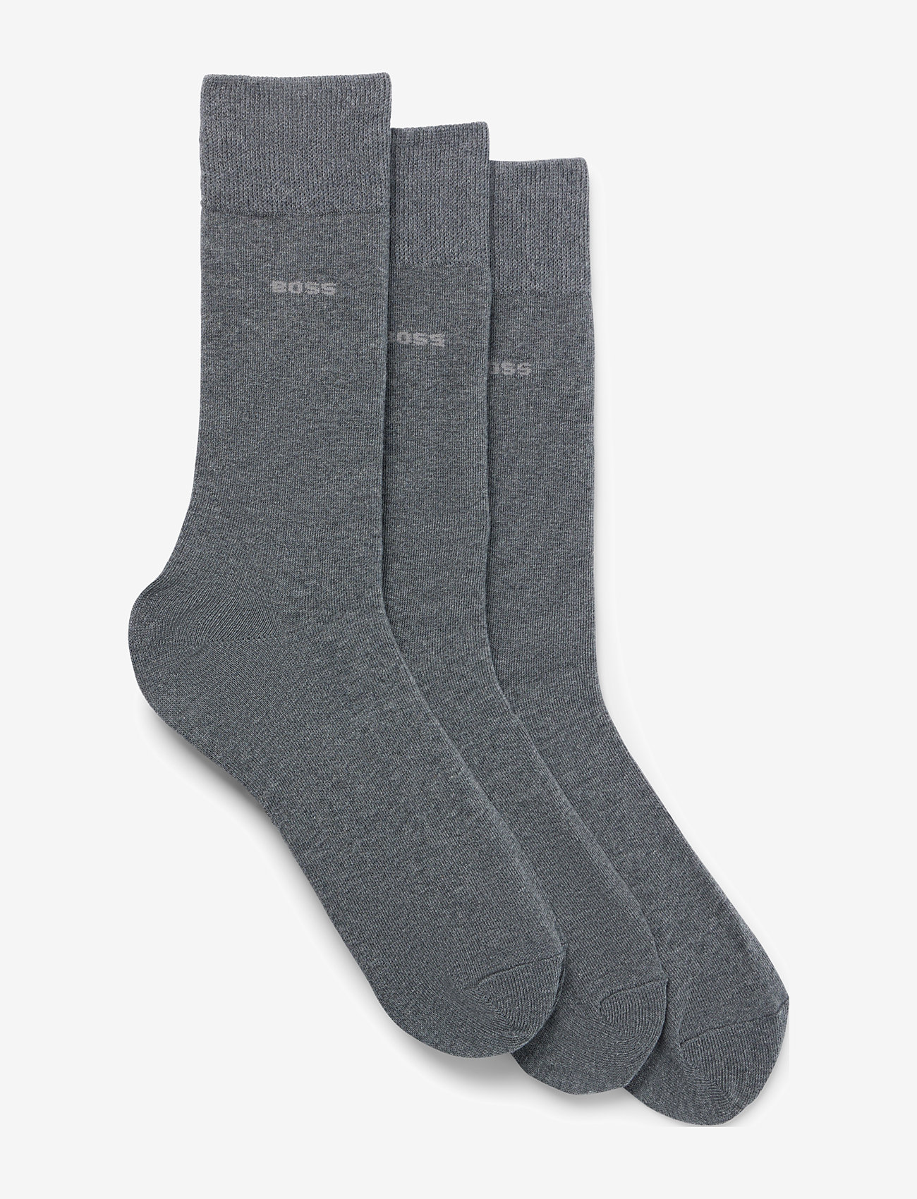 BOSS - 3P RS Uni CC - chaussettes crew - medium grey - 0