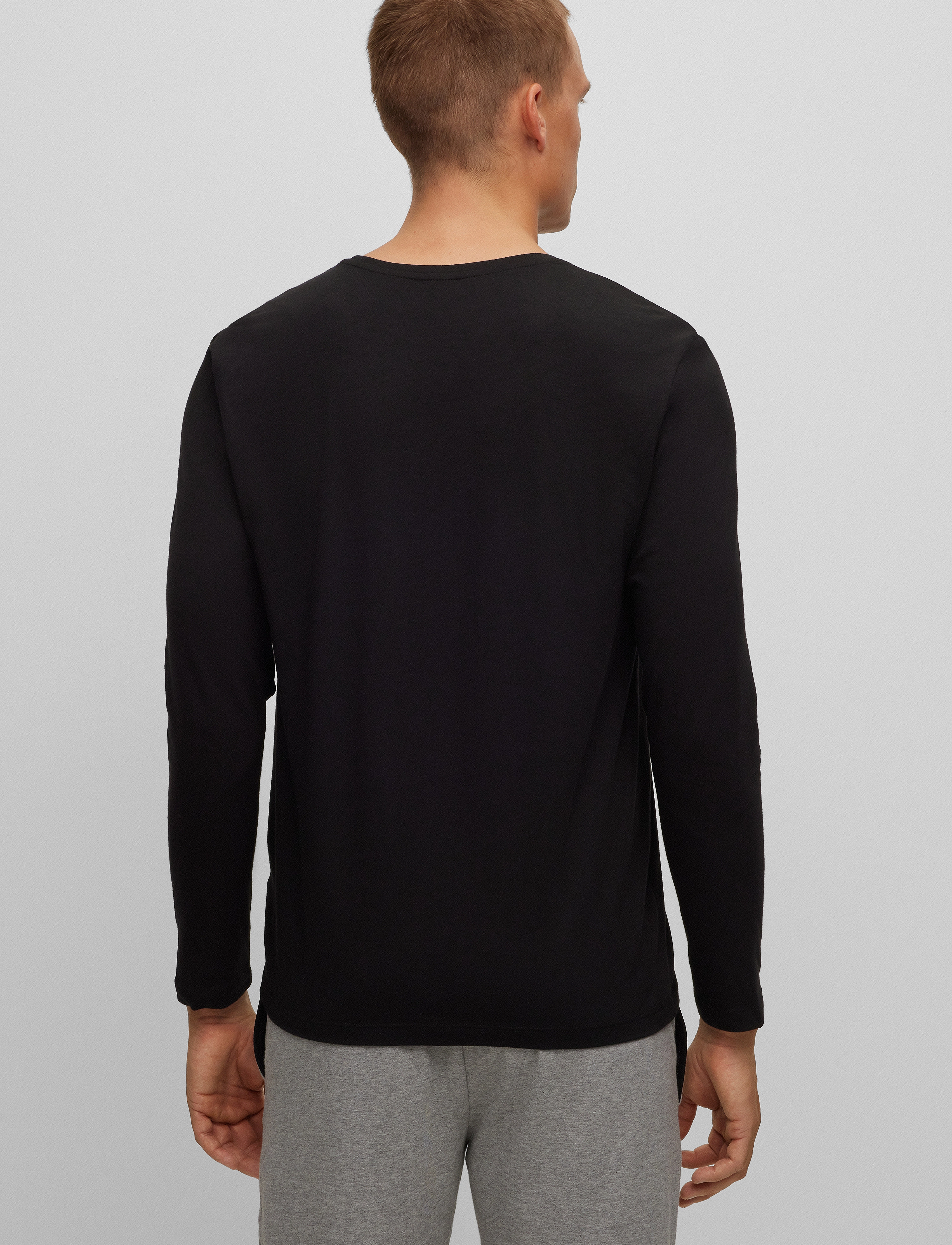 BOSS - Mix&Match LS-Shirt R - black - 4
