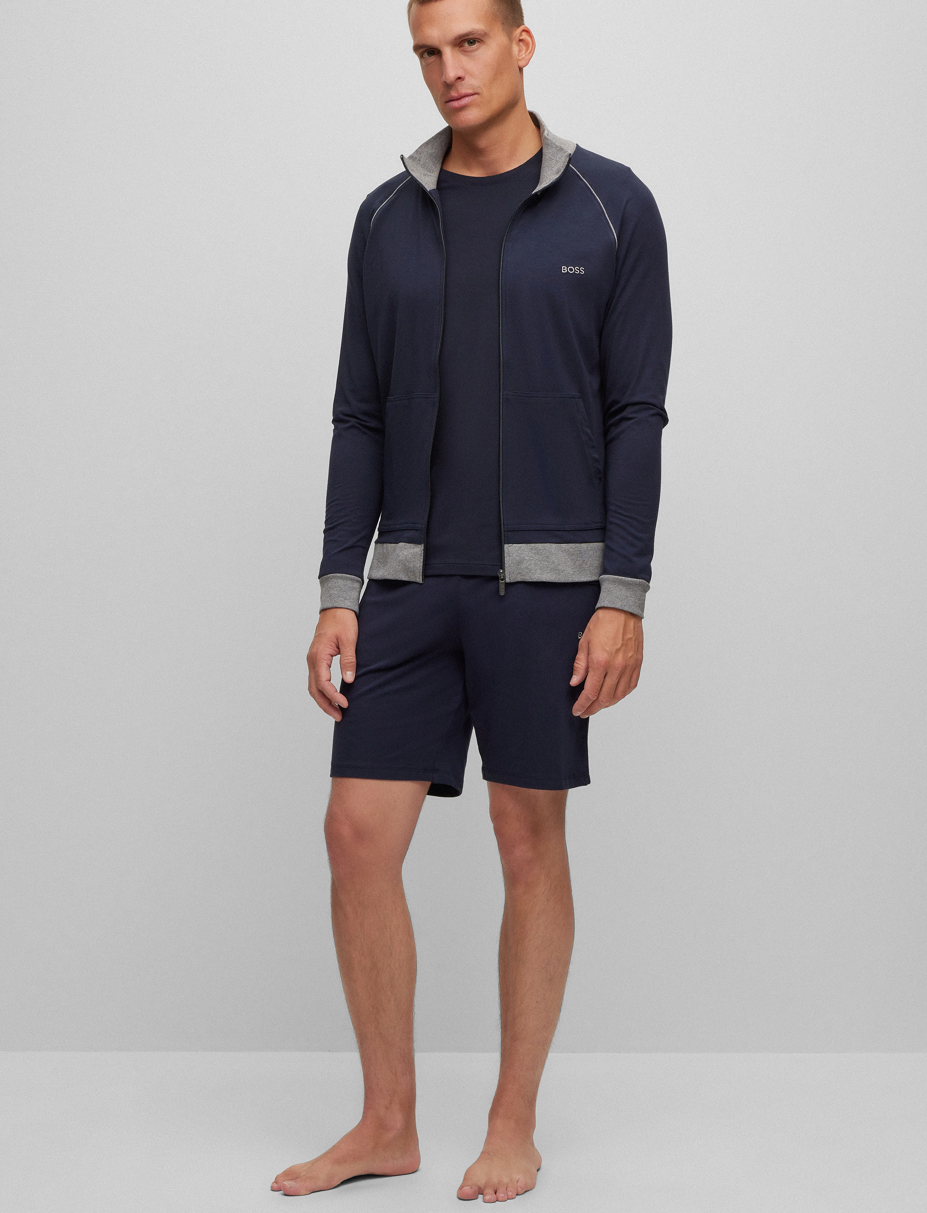 BOSS - Mix&Match LS-Shirt R - dark blue - 0