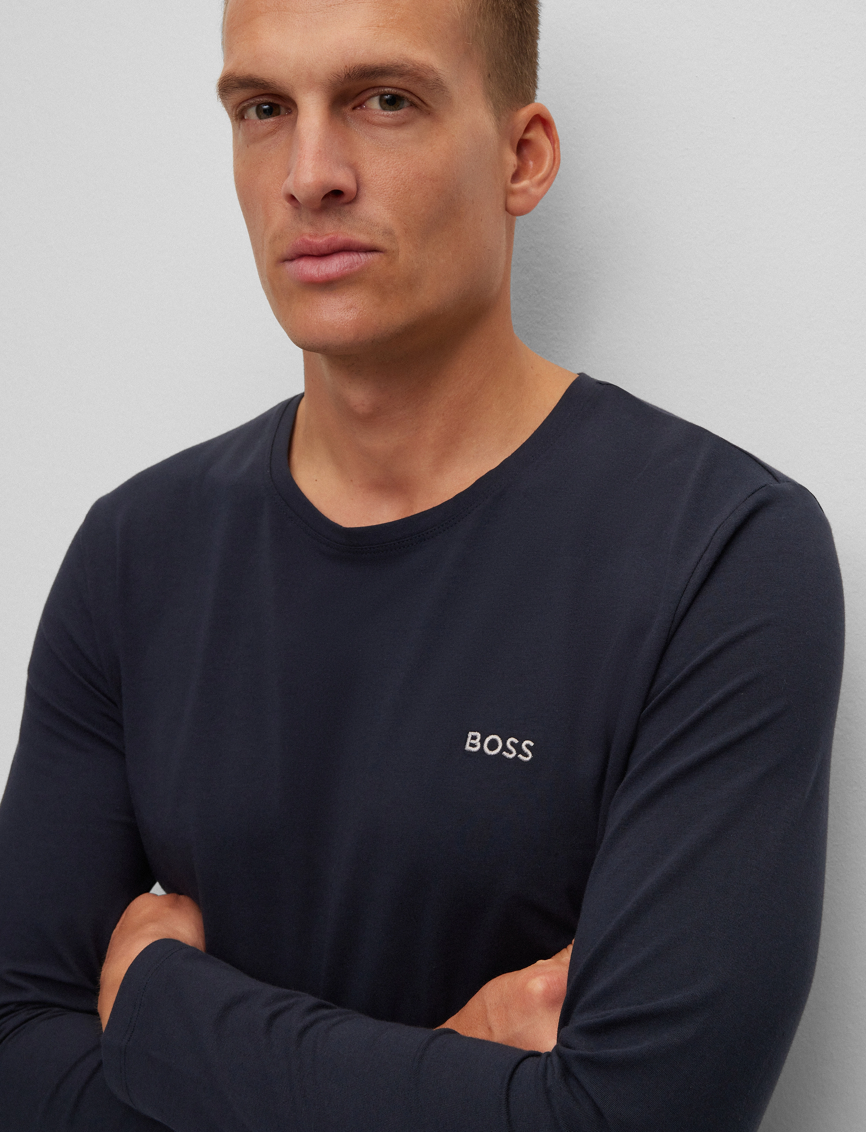 BOSS - Mix&Match LS-Shirt R - dark blue - 3