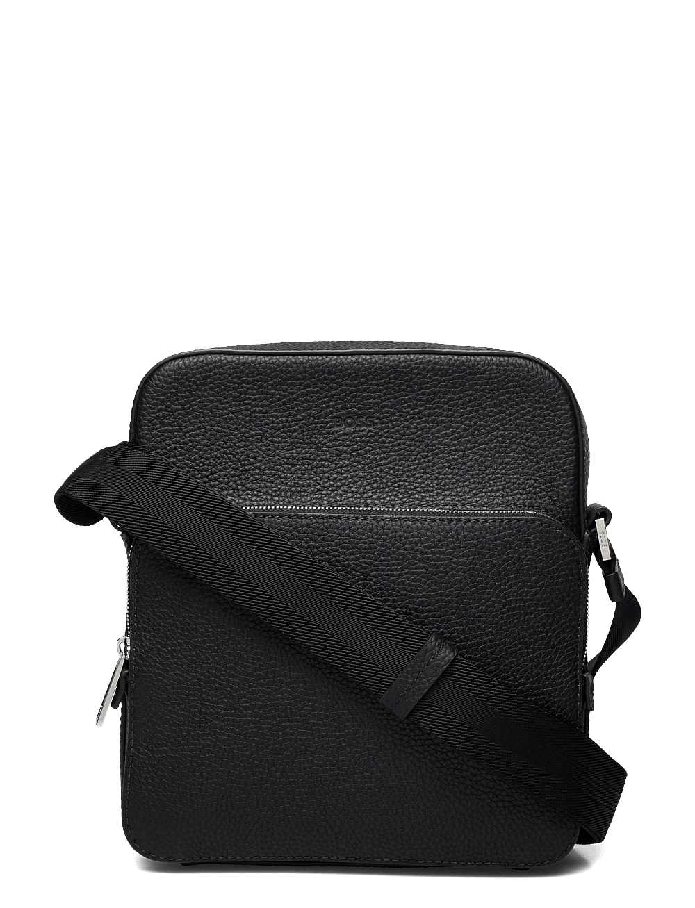 crosstown leather monostrap backpack boss Sling bag grained cow black and sturdy Latigo leather straps to keep the back pain away BOSS Ray Monostrap 50523410 Black