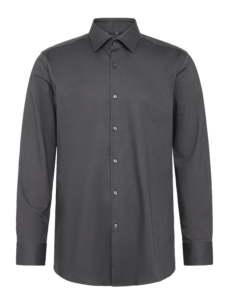 BOSS - H-HANK-kent-C1-214 - formelle hemden - dark grey - 0