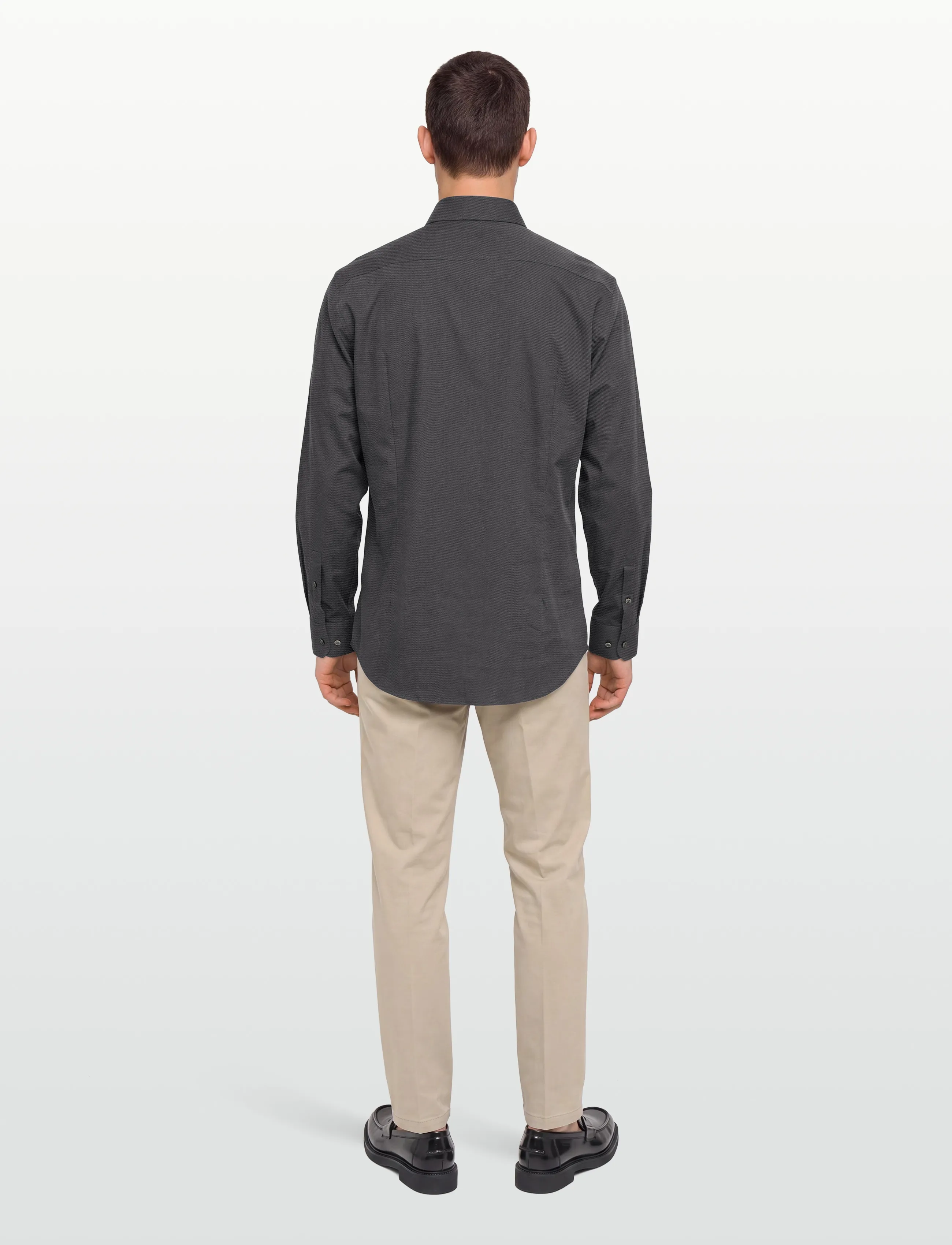 BOSS - H-HANK-kent-C1-214 - business skjortor - dark grey - 4