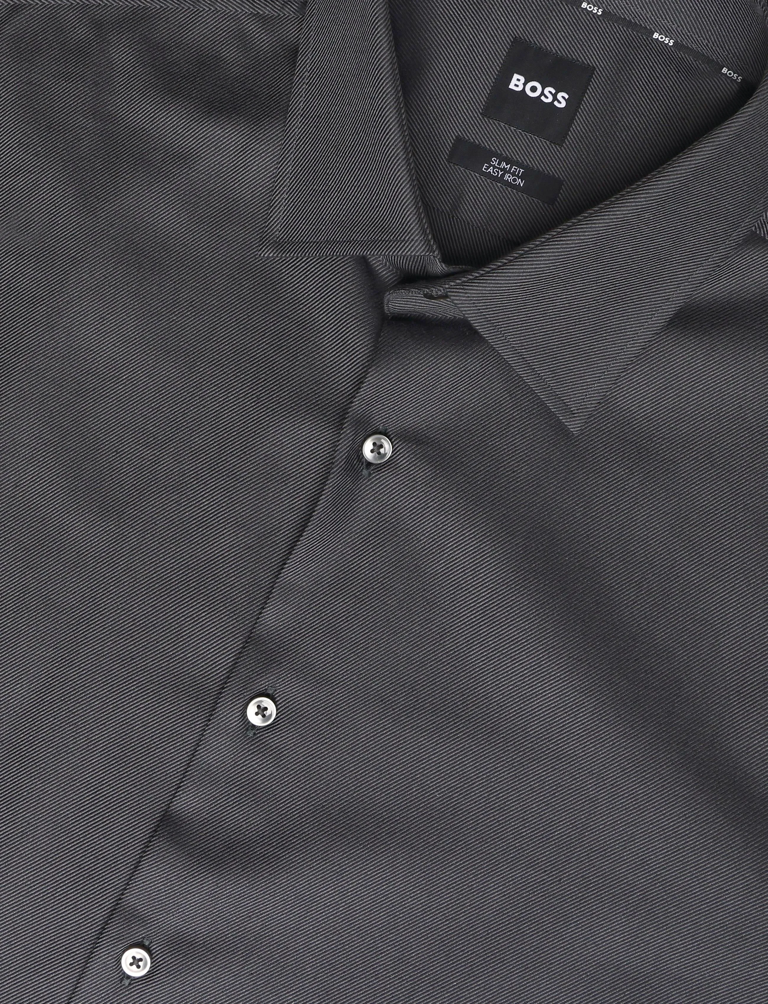 BOSS - H-HANK-kent-C1-214 - business-hemden - dark grey - 2