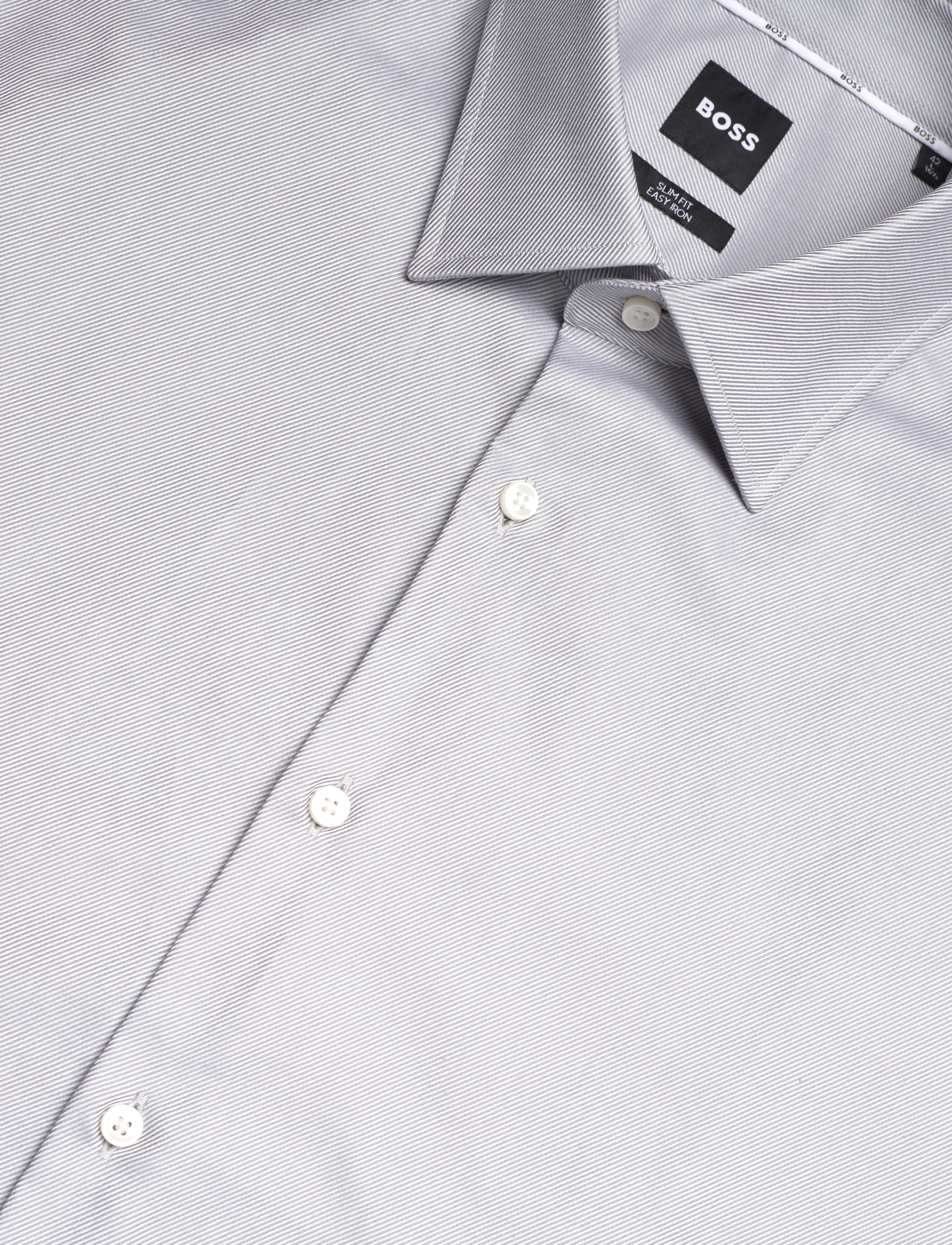 BOSS - H-HANK-kent-C1-214 - open grey - 3