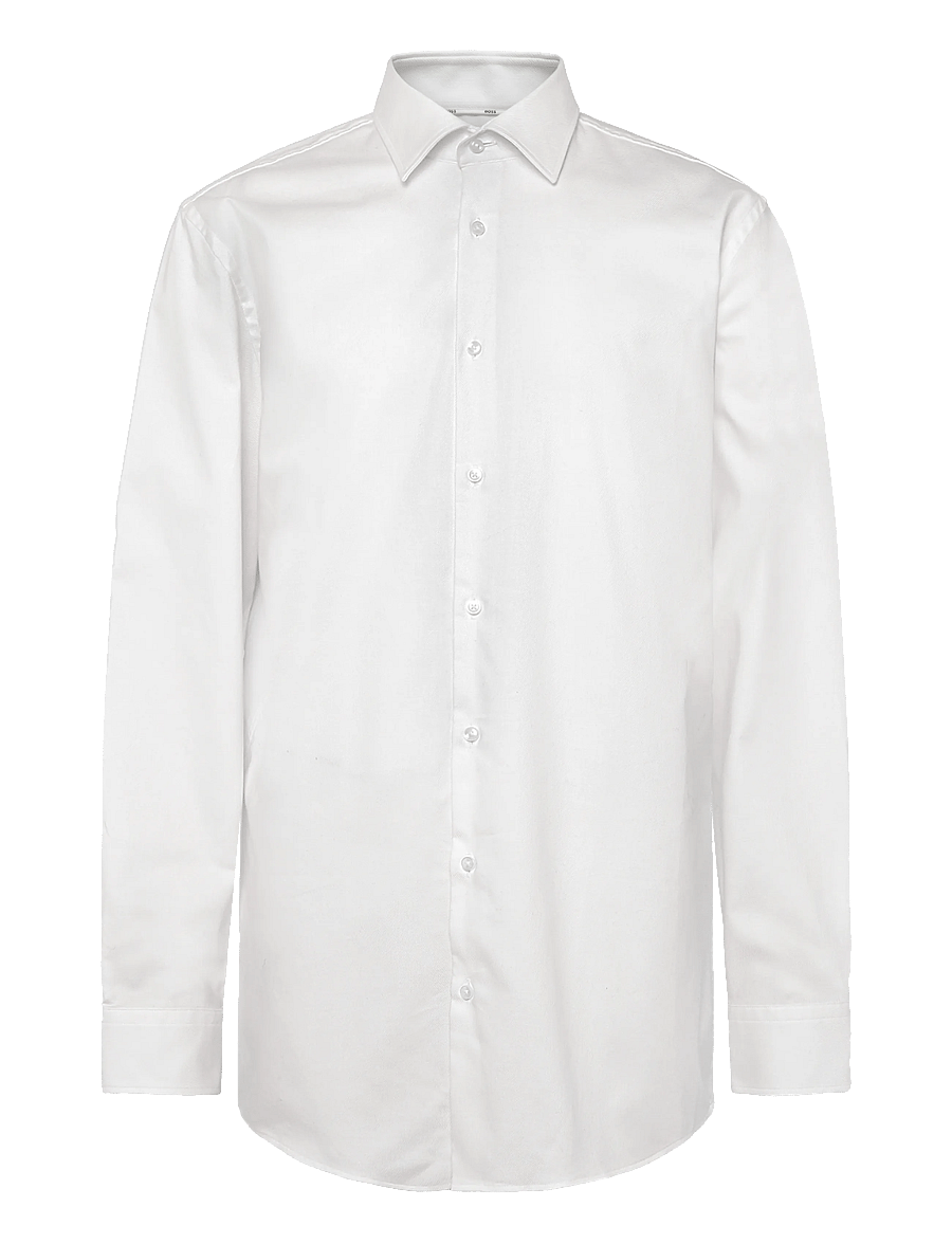 BOSS - H-HANK-kent-C1-214 - formal shirts - white - 0