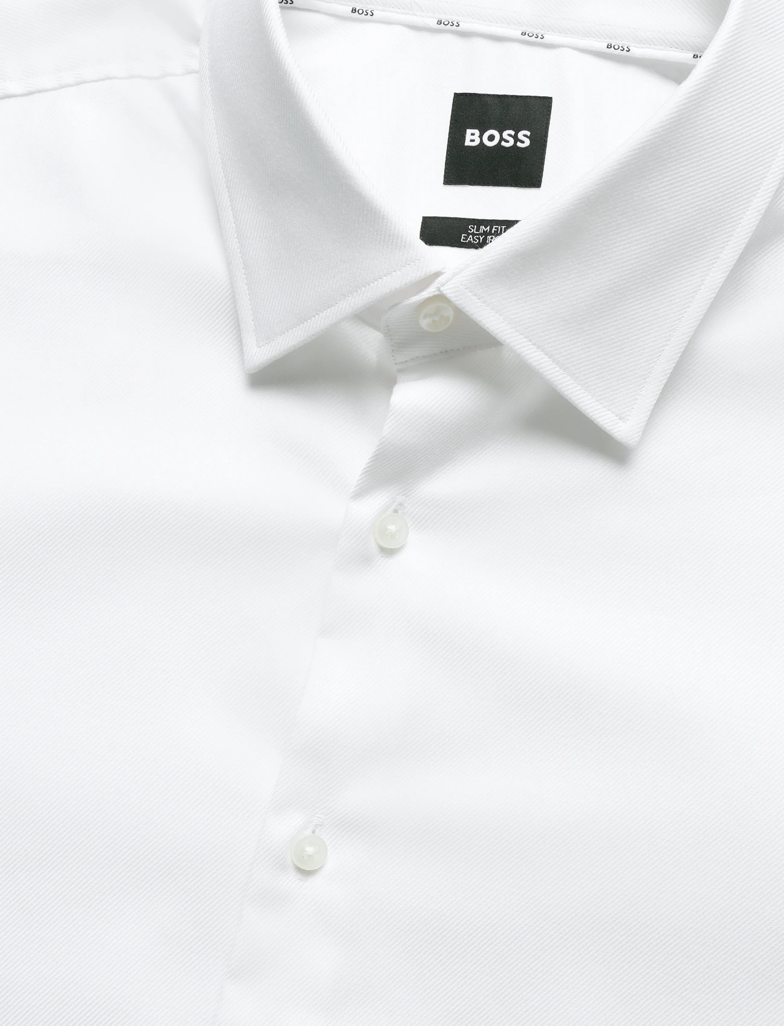 BOSS - H-HANK-kent-C1-214 - formal shirts - white - 2