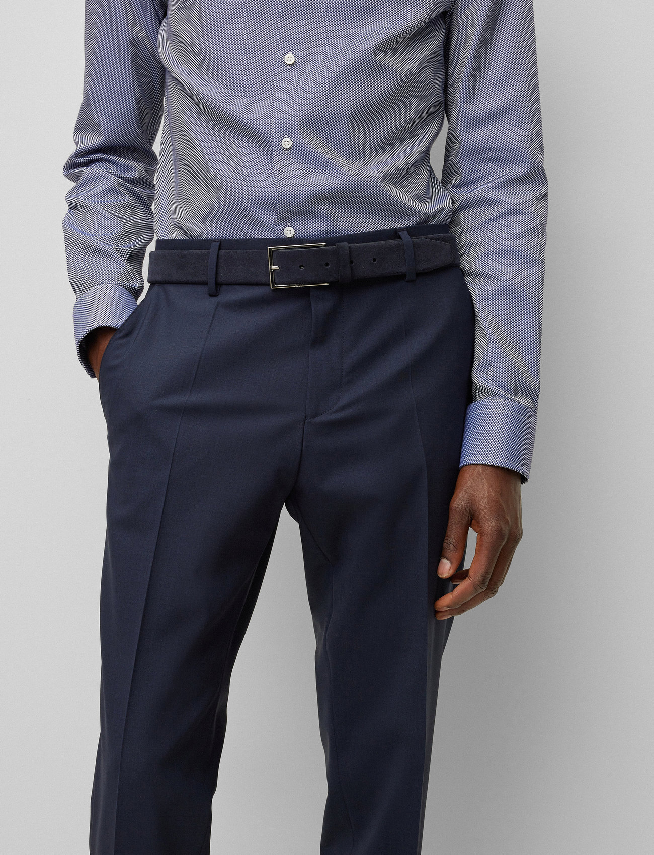 BOSS - Calindo_Sz35_sd - classic belts - dark blue - 3