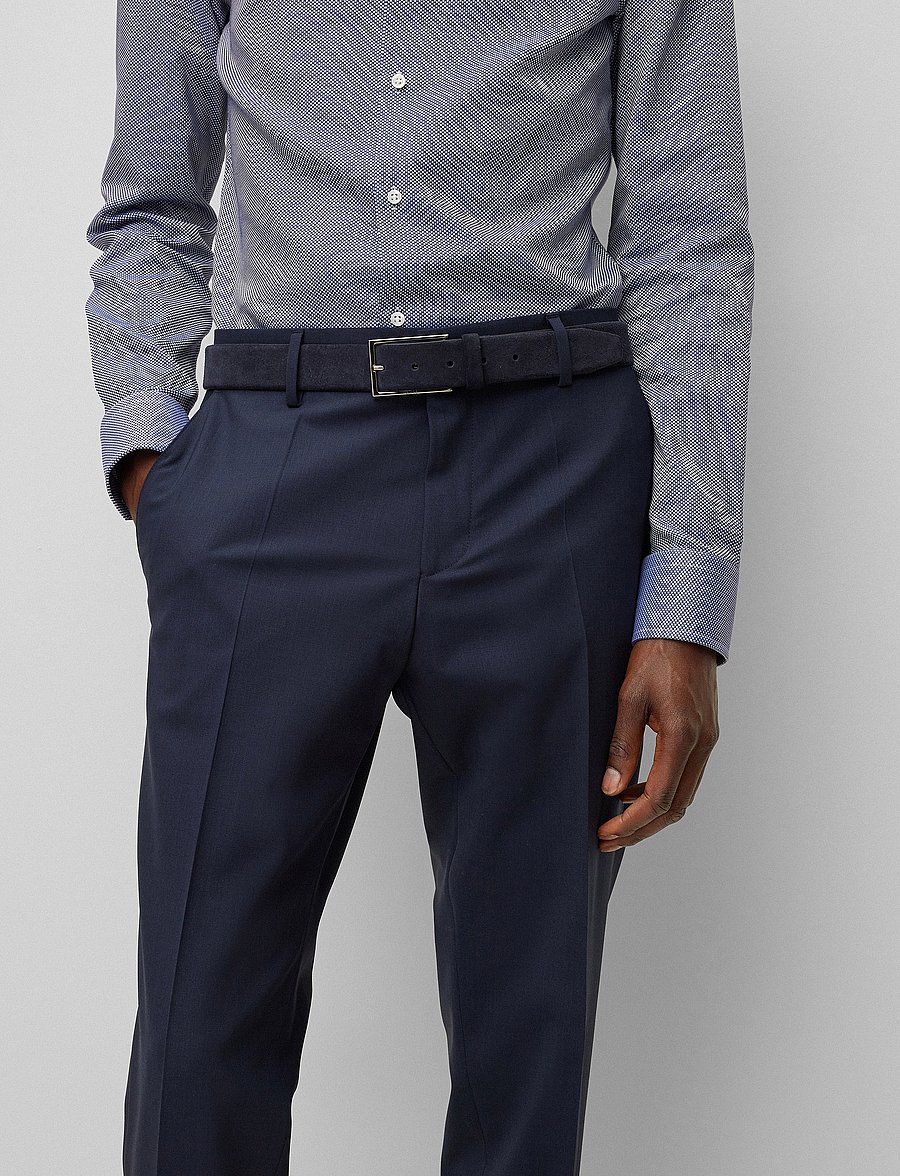 BOSS - CALINDO_SZ35_SD - paski klasyczne - dark blue - 3
