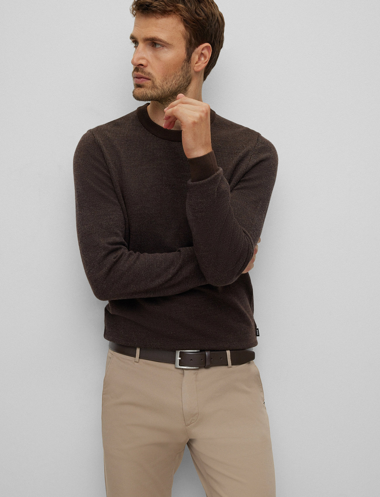 BOSS - Barnabie - klassiske bælter - dark brown - 0