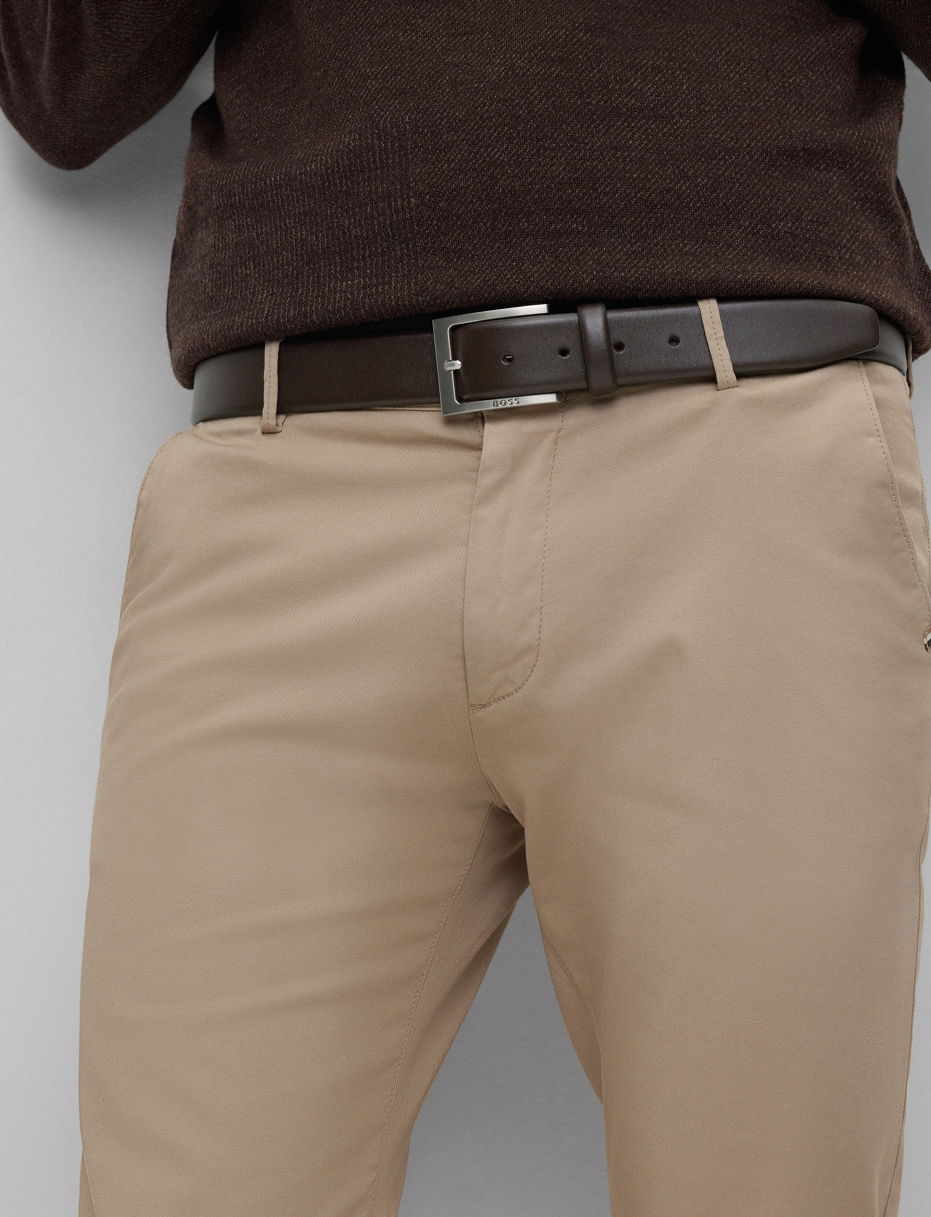 BOSS - Barnabie - klassisch gürtel - dark brown - 3