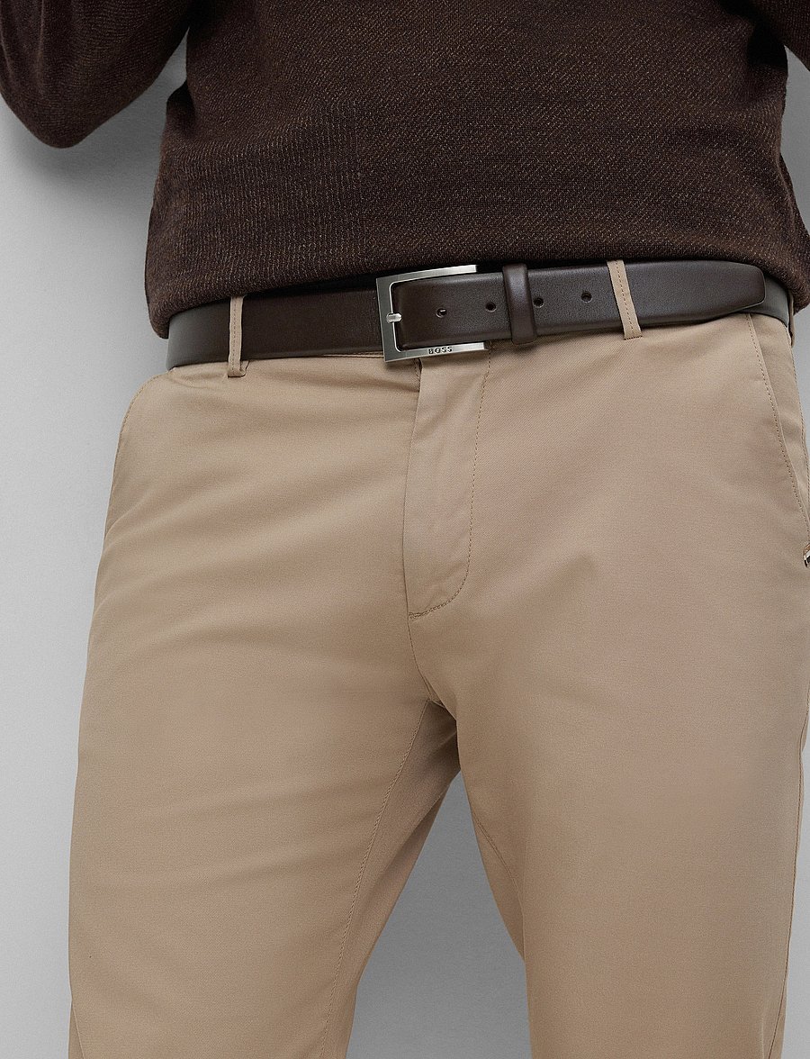 BOSS - Barnabie - klassikalised vööd - dark brown - 3