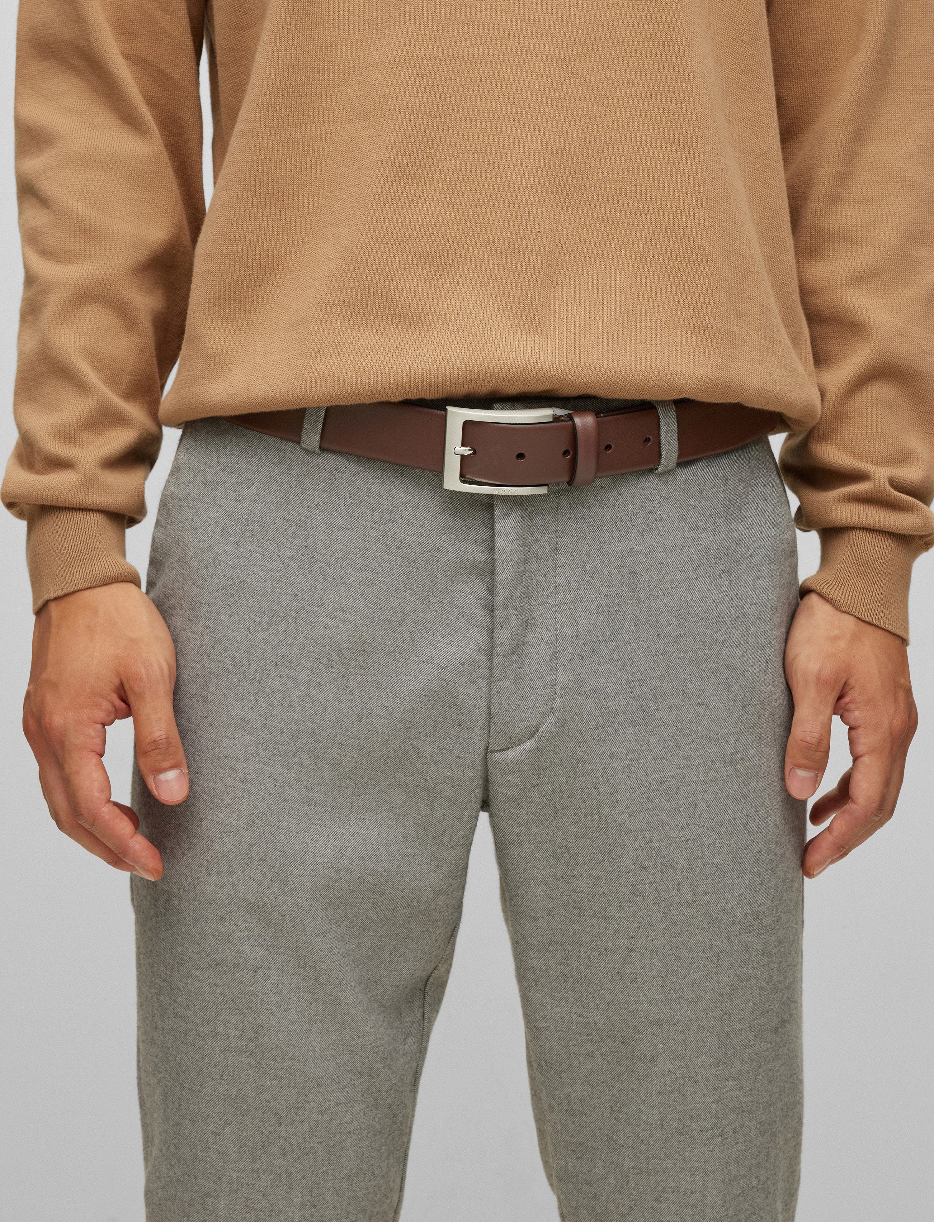 BOSS - Barnabie - belts - medium brown - 3