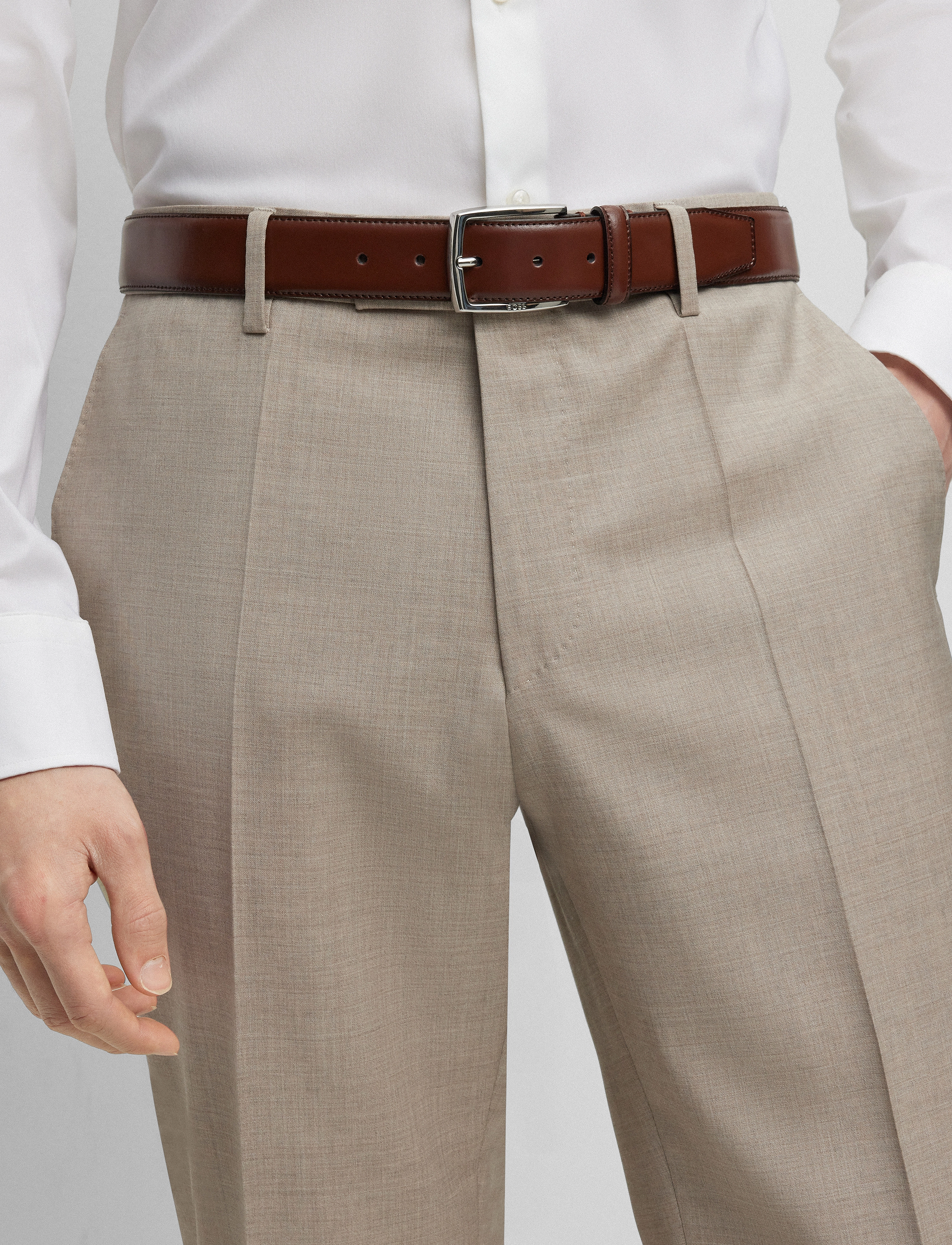 BOSS - Celie-St_Sz35 - klassiske bælter - medium brown - 3