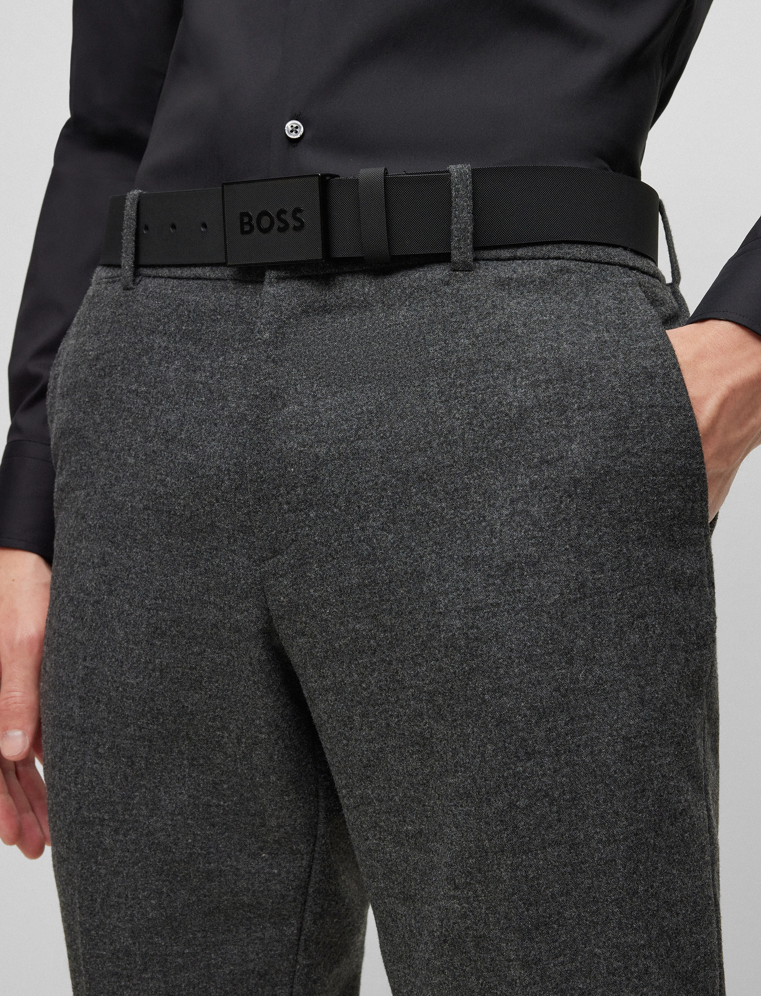 BOSS - Boss_Icon-S1_Sz40 - classic belts - black - 4