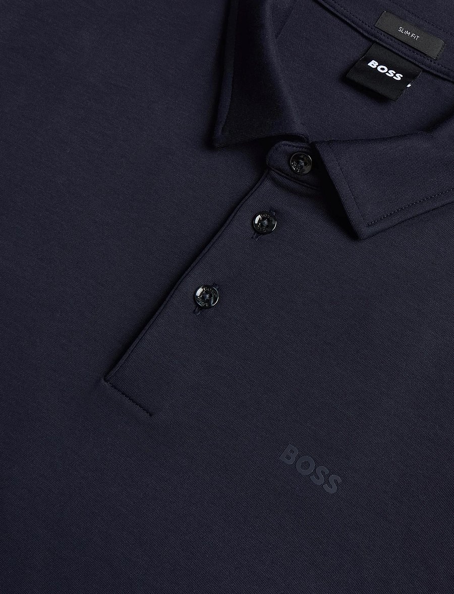 BOSS - Palosh 30 - lühikeste varrukatega polod - dark blue - 2