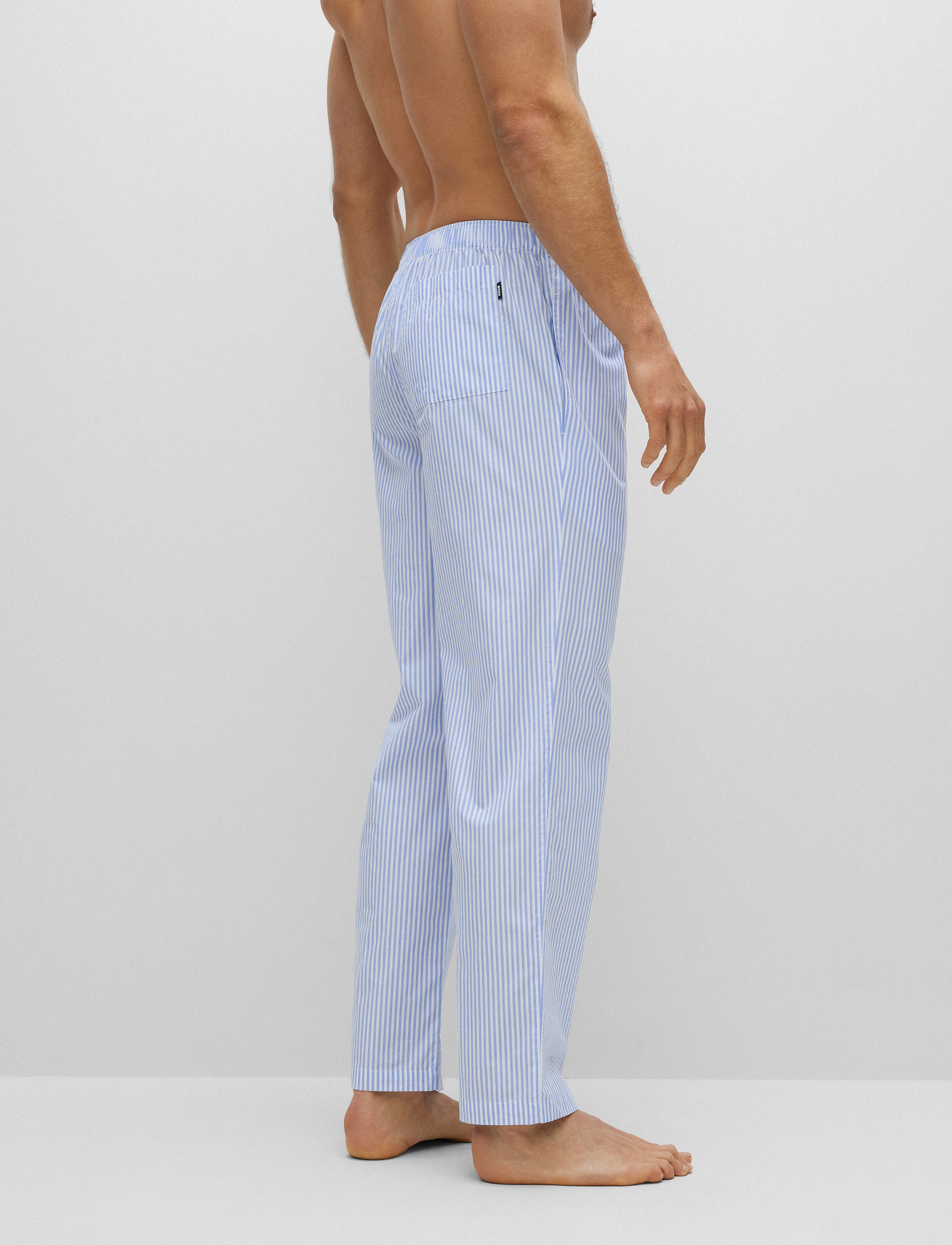 BOSS - Stripe Pants - pyjamahosen - open blue - 4