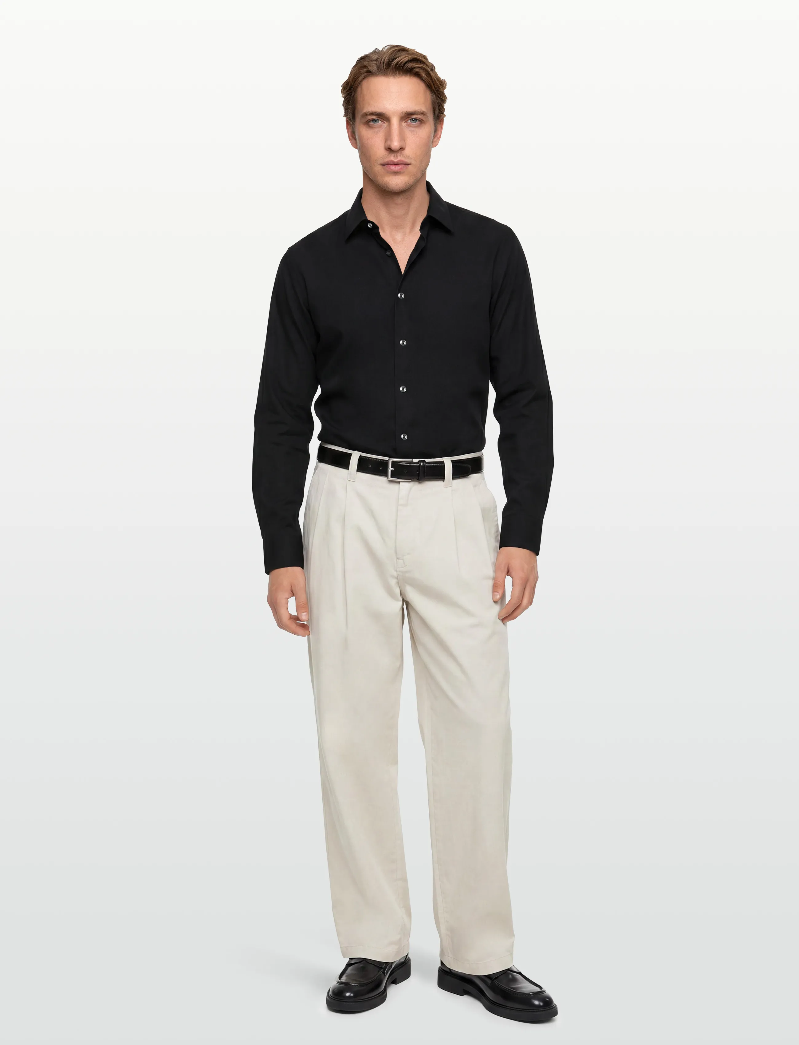 BOSS H-JOE-kent-C1-214 - Hemden - BLACK / black