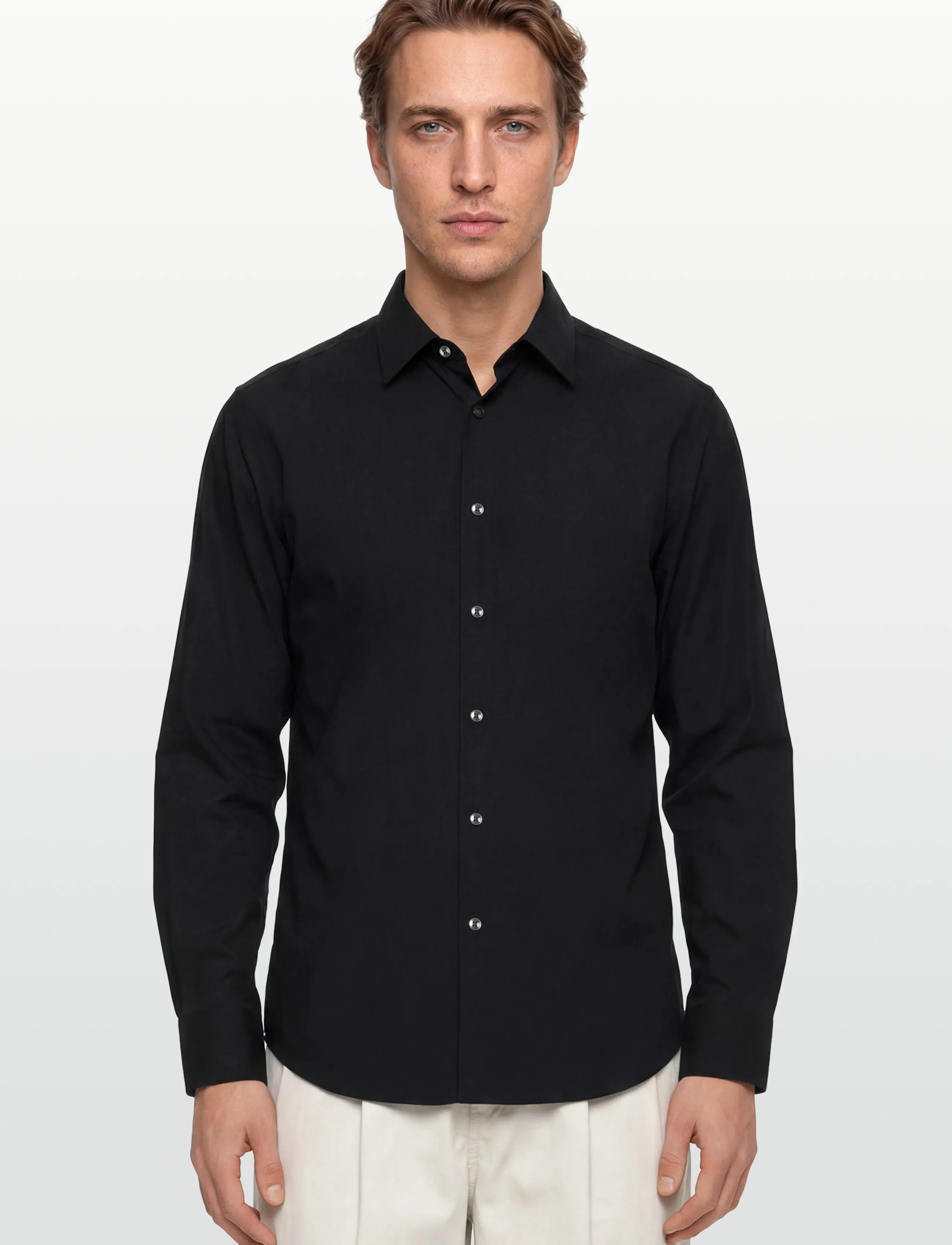 BOSS - H-JOE-kent-C1-214 - kontorisärgid - black - 3