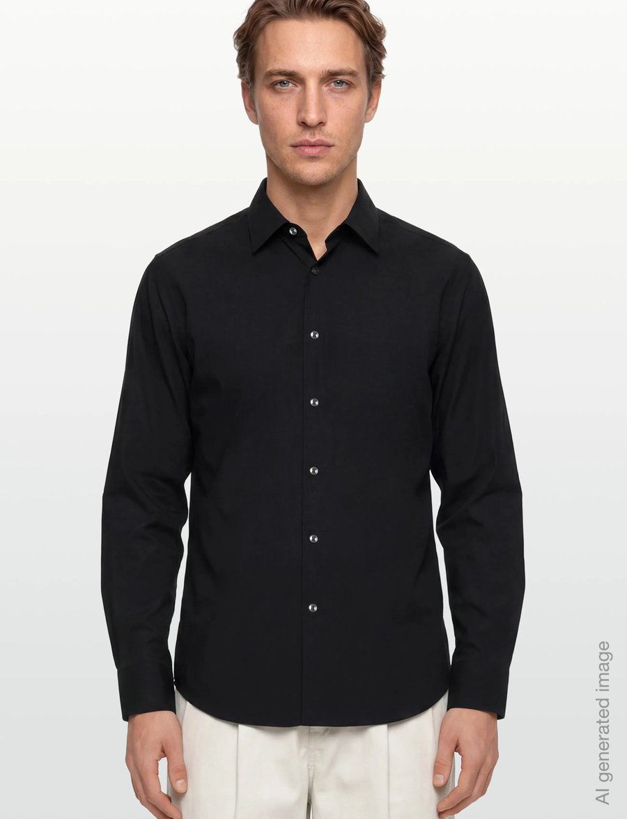 BOSS - H-JOE-kent-C1-214 - ametlikud särgid - black - 3