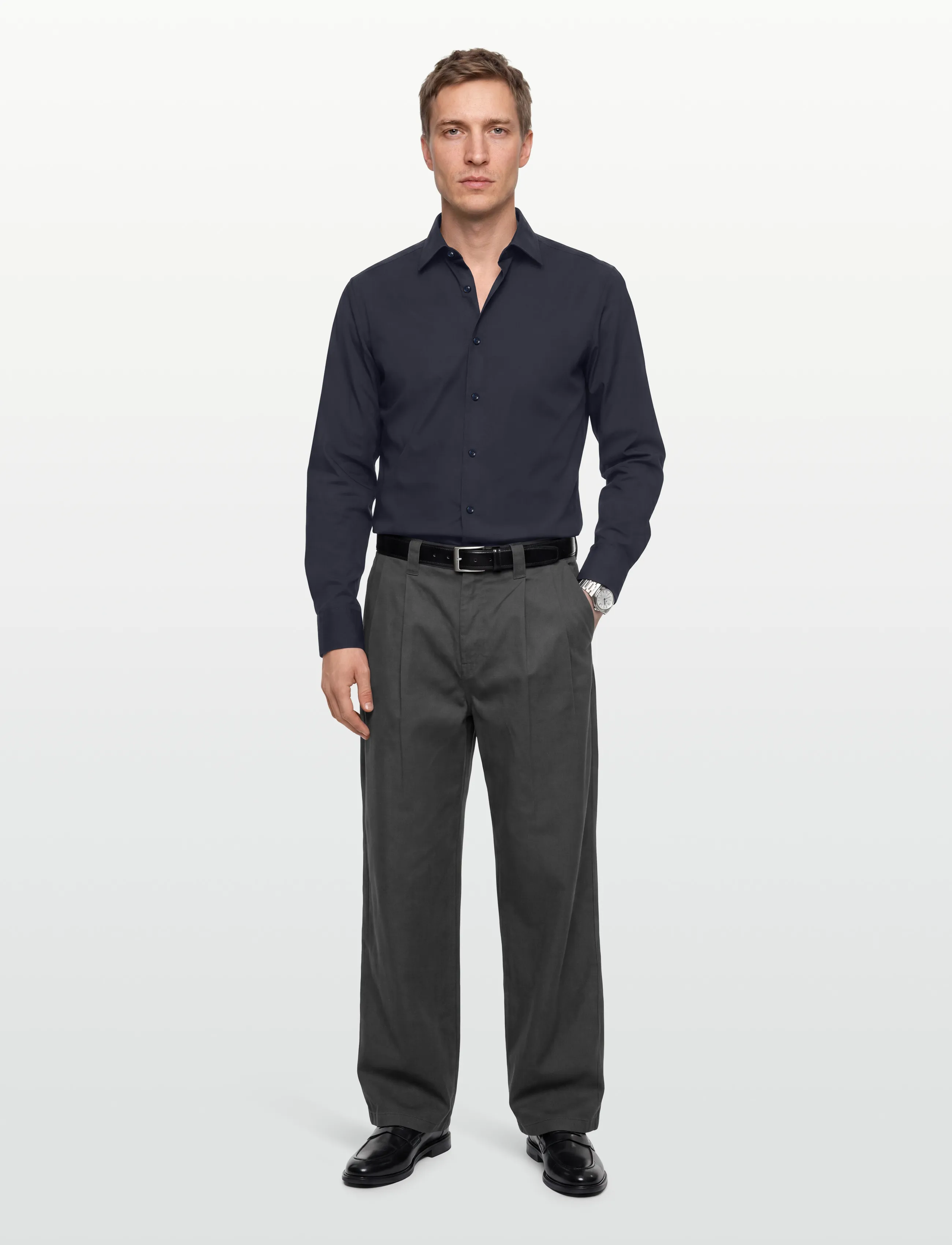 BOSS H-JOE-kent-C1-214 - Hemden - DARK BLUE / navy