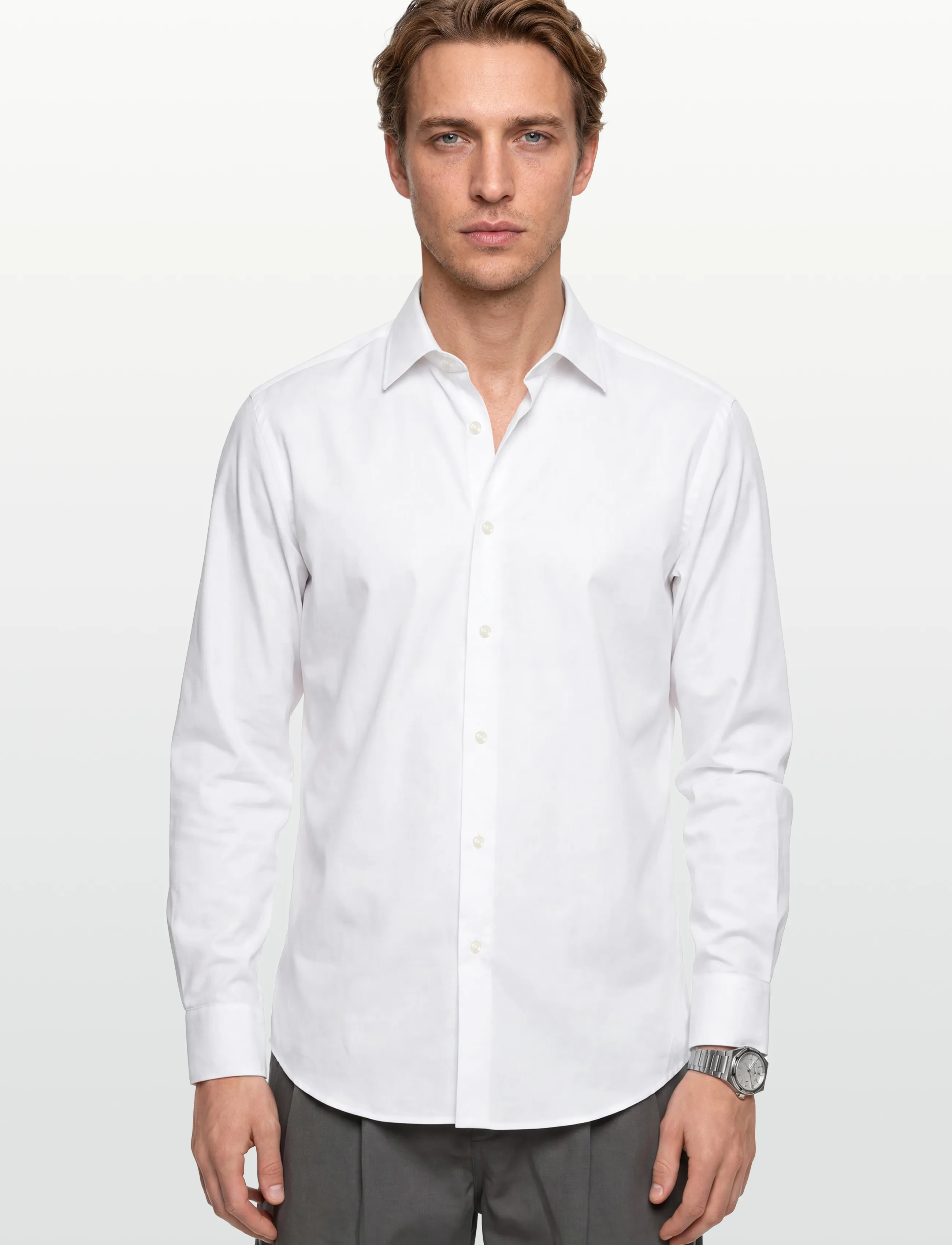 BOSS - H-JOE-kent-C1-214 - business-hemden - white - 3