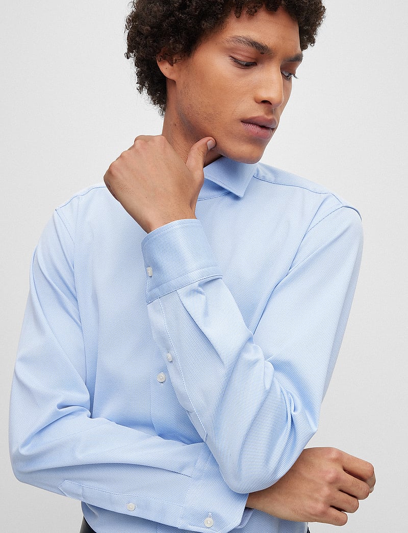 BOSS - P-JOE-spread-C1-222 - tavalised t-särgid - light/pastel blue - 4