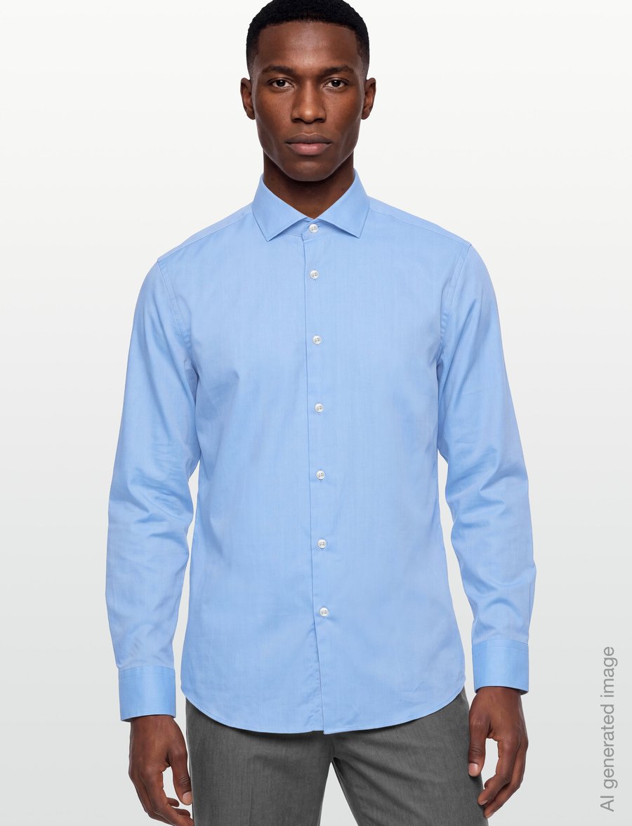 BOSS - H-JOE-spread-C1-222 - ametlikud särgid - light/pastel blue - 3