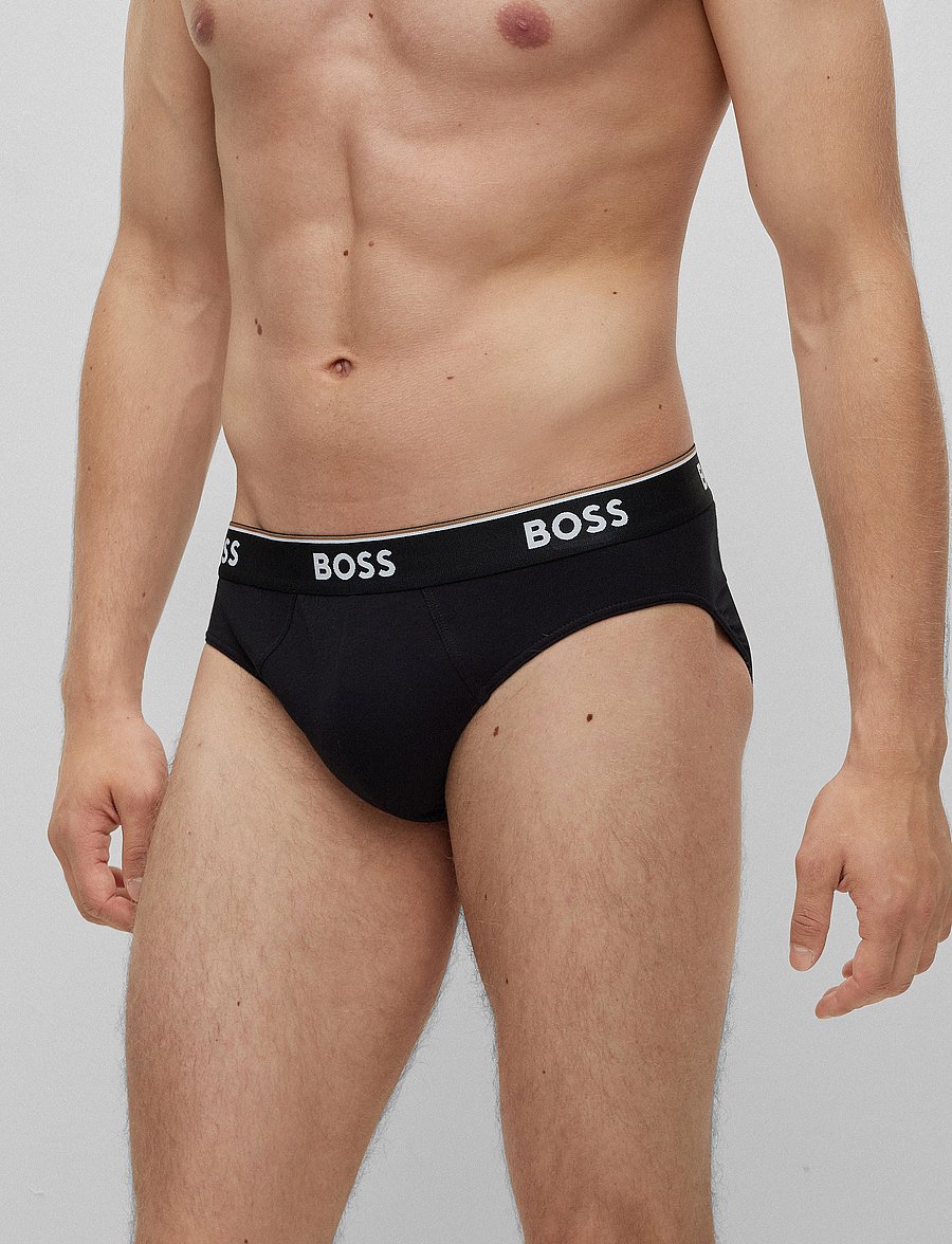 BOSS - Brief 3P Power - multipack underpants - black - 4