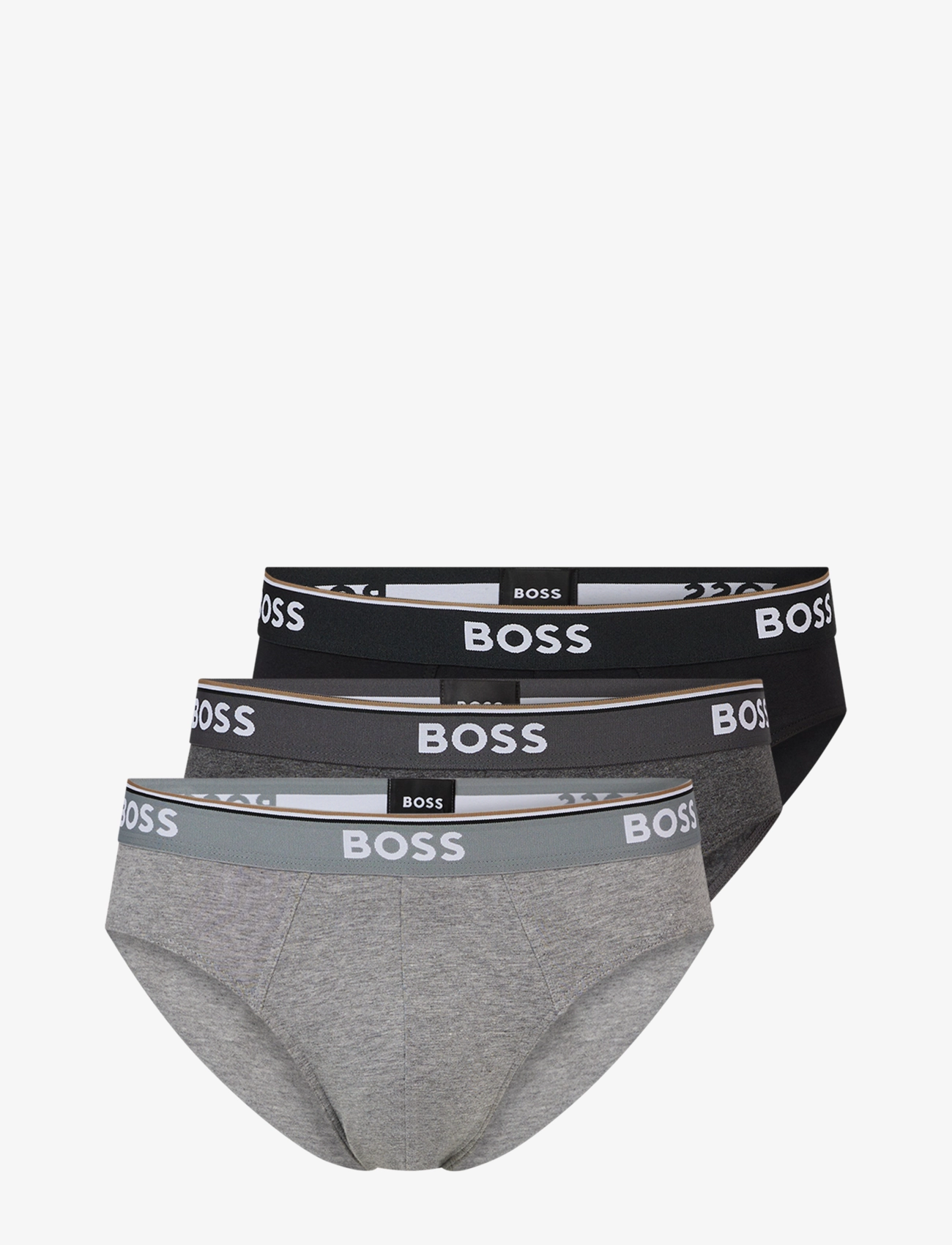 BOSS Brief 3P Power, M, Black, Undertøj > Trusser, Herre