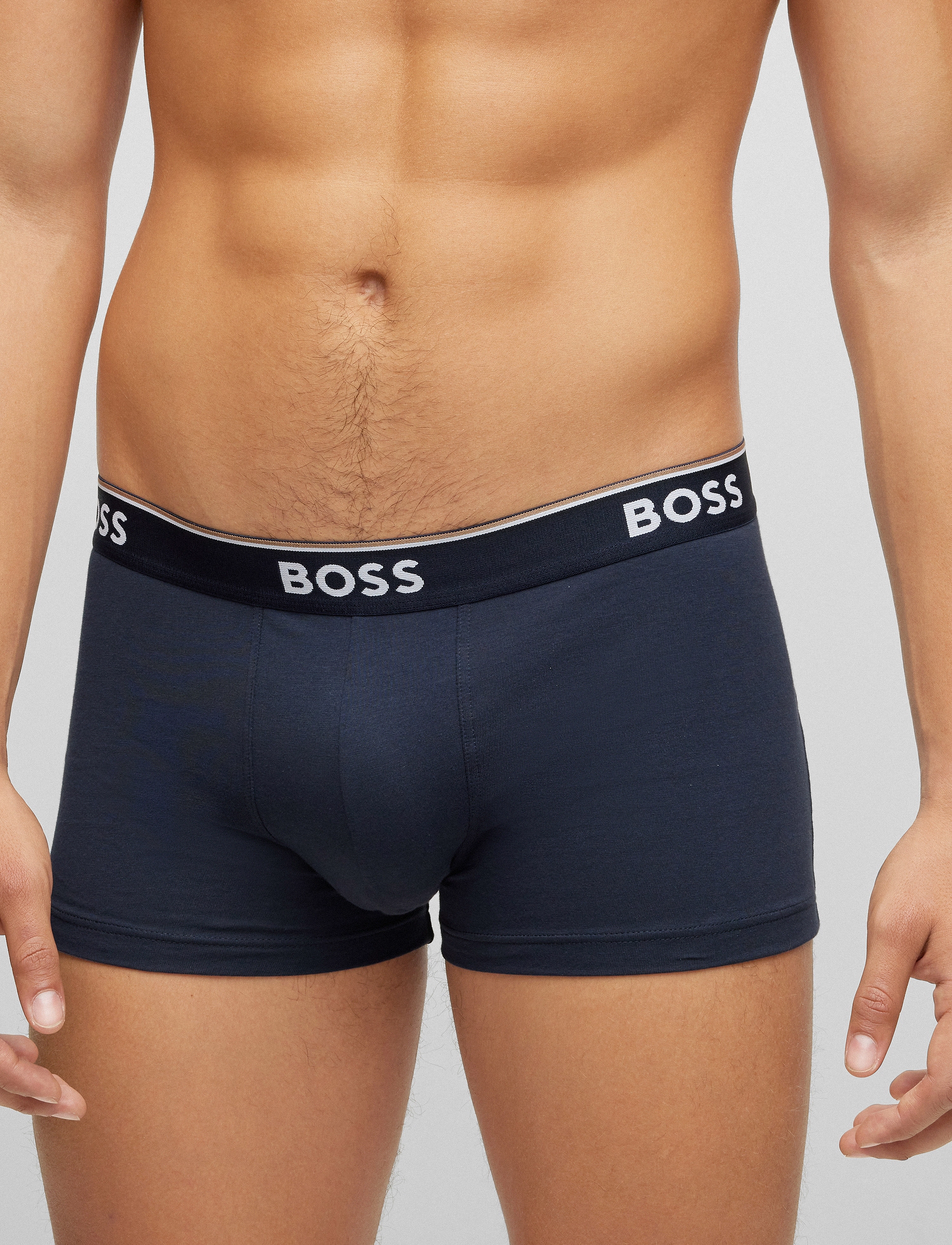 BOSS - Trunk 3P Power - boxerkalsonger - open blue - 3
