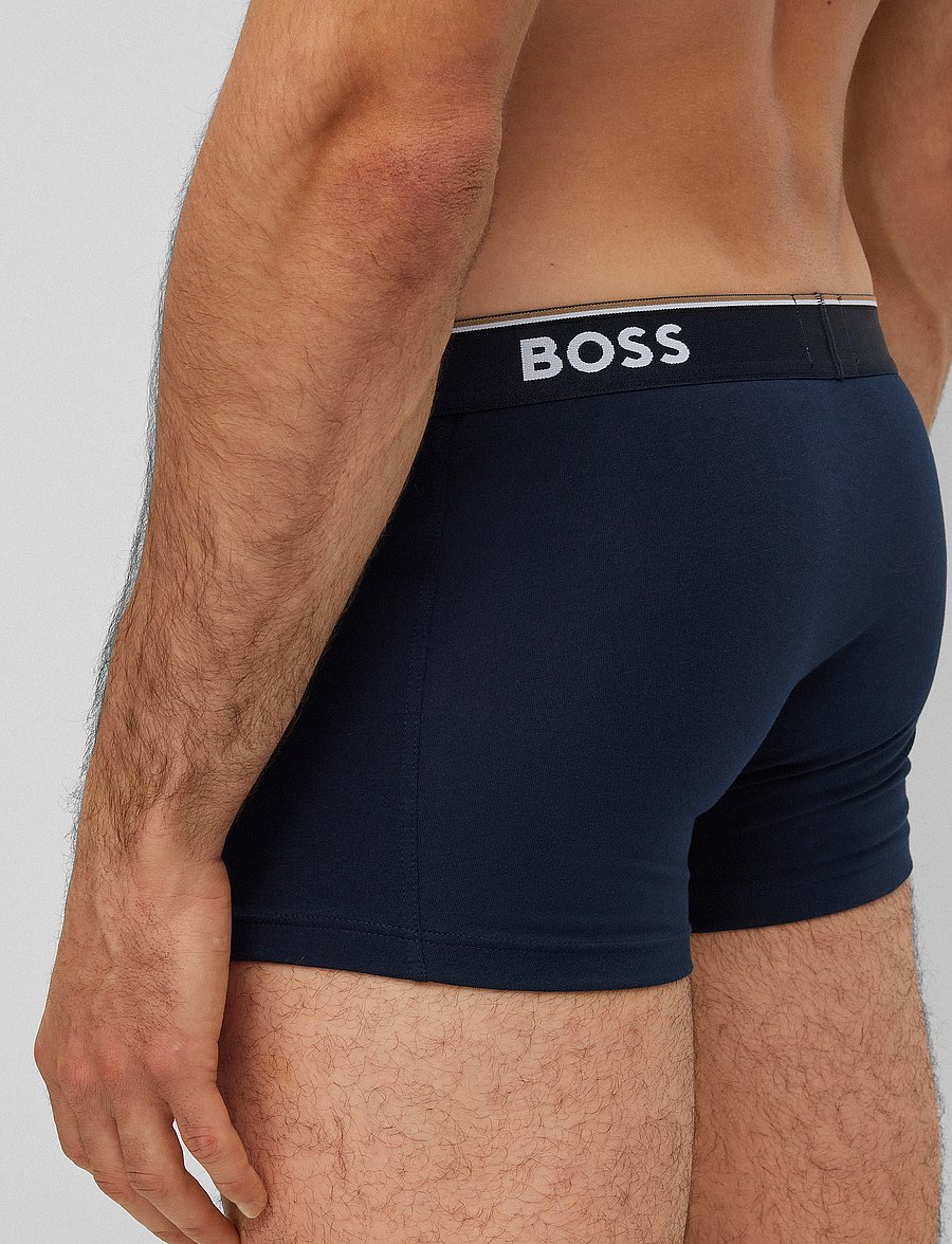 BOSS - Trunk 3P Power - multipack underbukser - open blue - 2