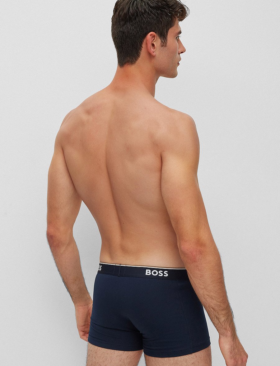 BOSS - Trunk 3P Power - multipack underbukser - open blue - 3
