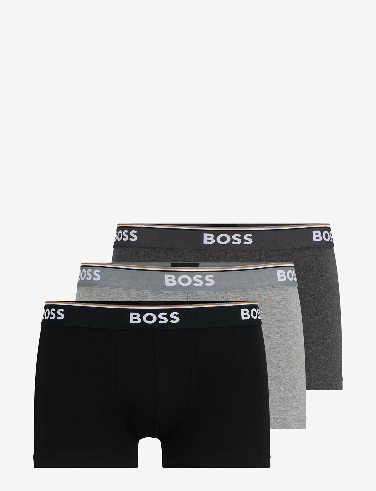 BOSS - Trunk 3P Power - unterhosen im multipack - open grey - 1