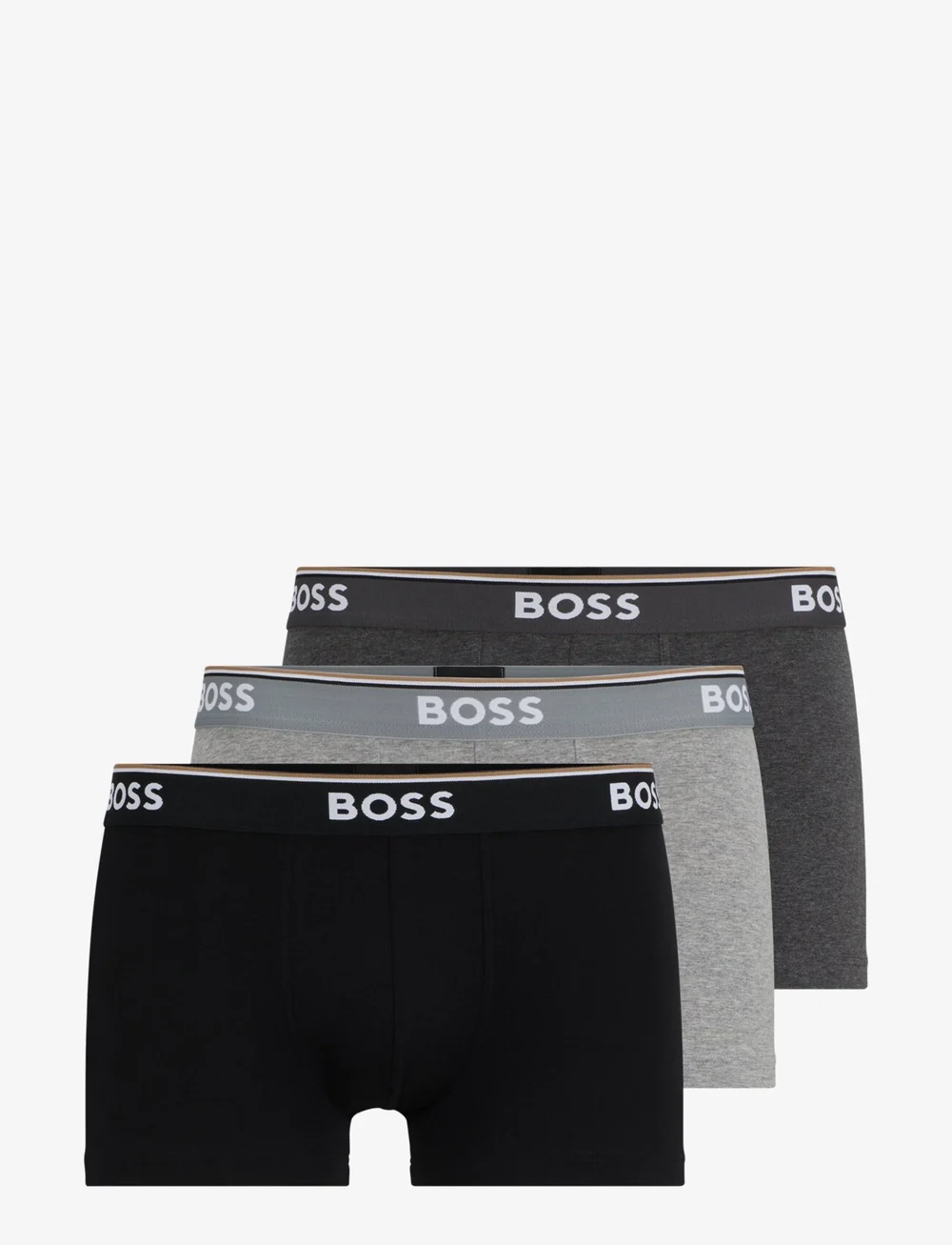 BOSS - Trunk 3P Power - unterhosen im multipack - open grey - 1