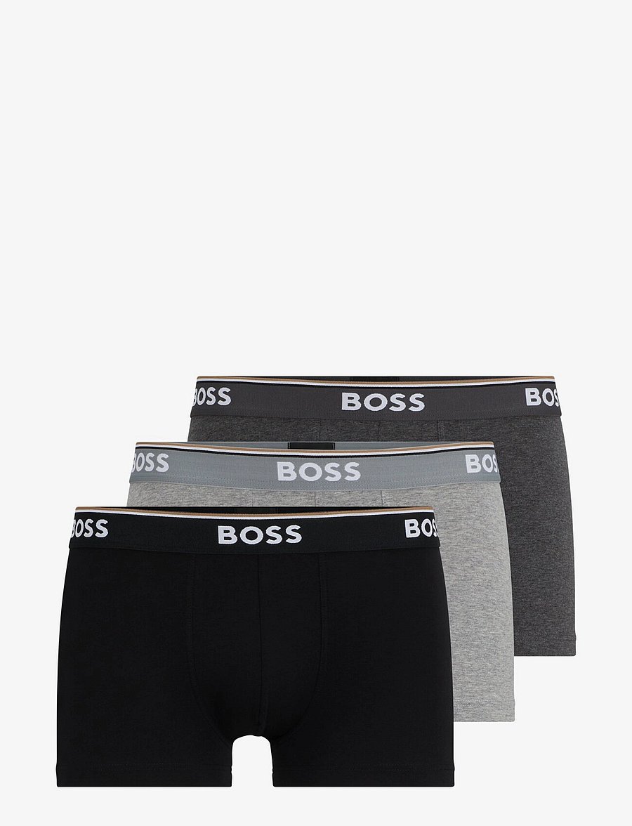 BOSS - Trunk 3P Power - multipack underpants - open grey - 1