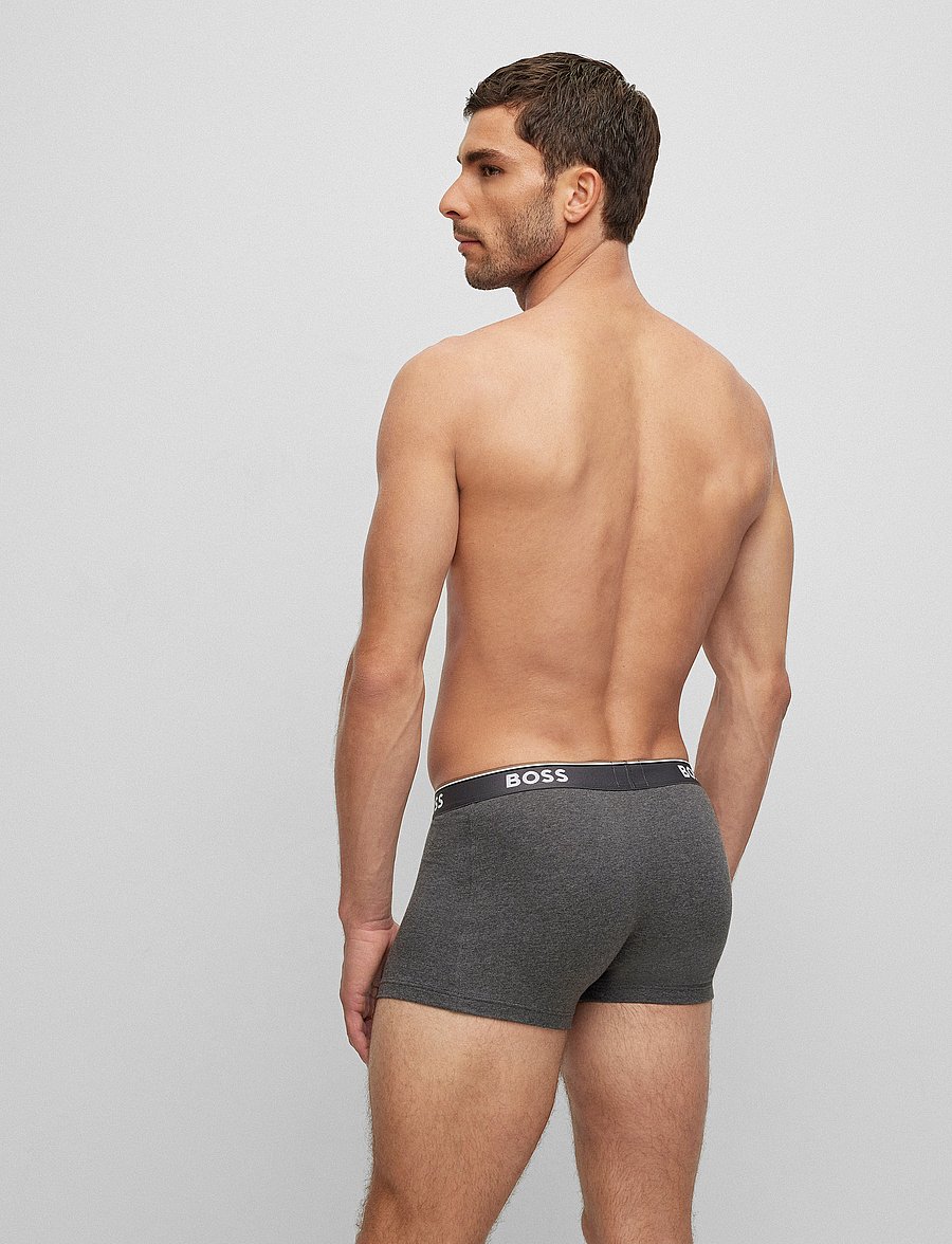BOSS - Trunk 3P Power - multipack underpants - open grey - 2