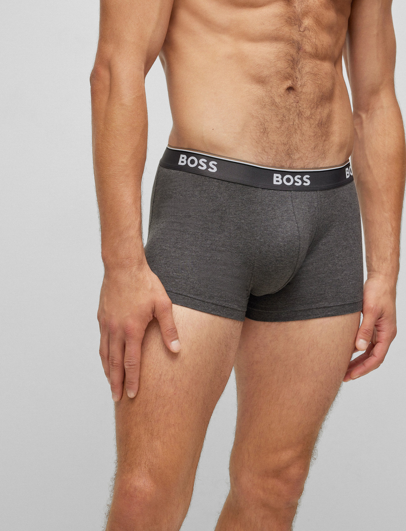 BOSS - Trunk 3P Power - unterhosen im multipack - open grey - 3