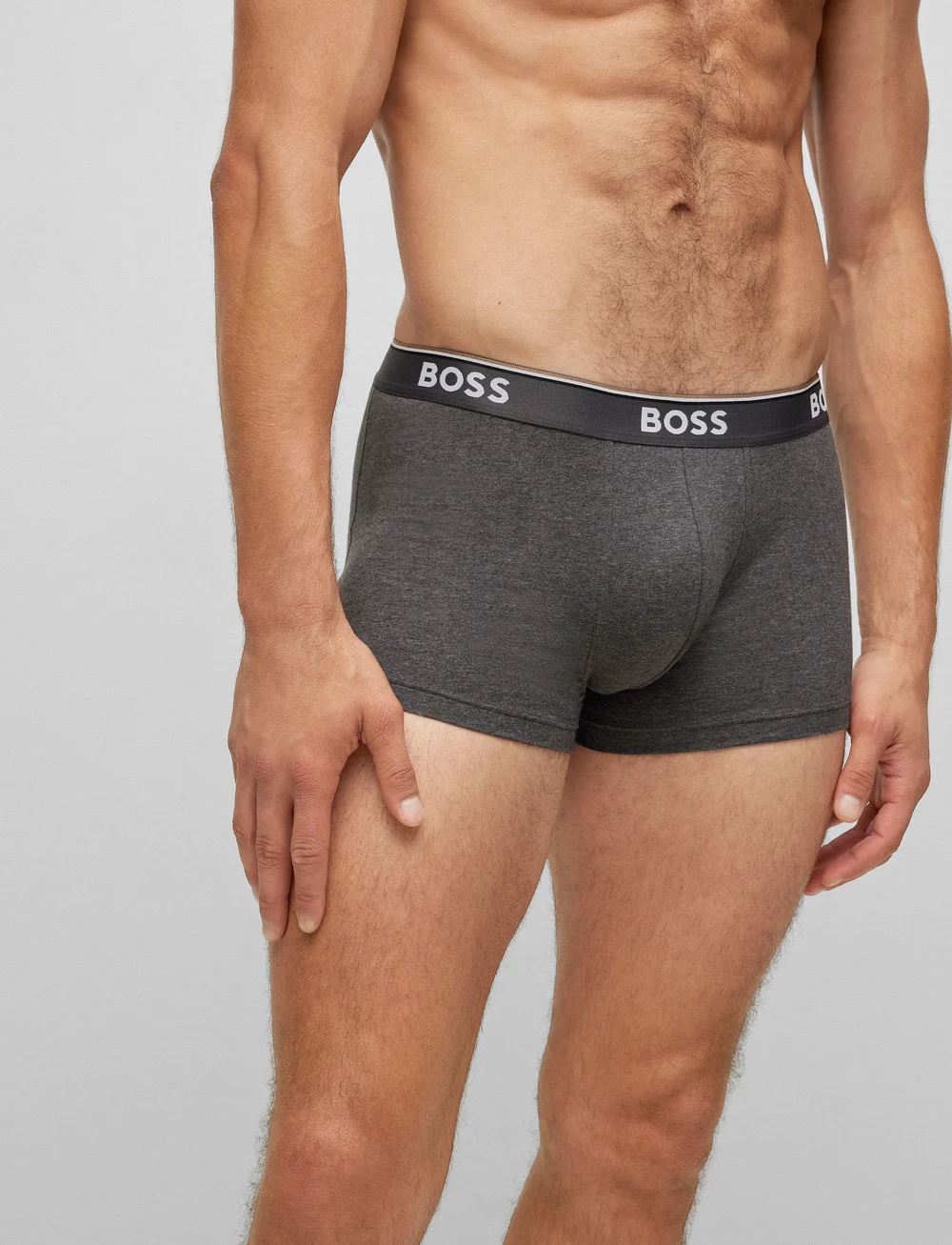BOSS - Trunk 3P Power - unterhosen im multipack - open grey - 3