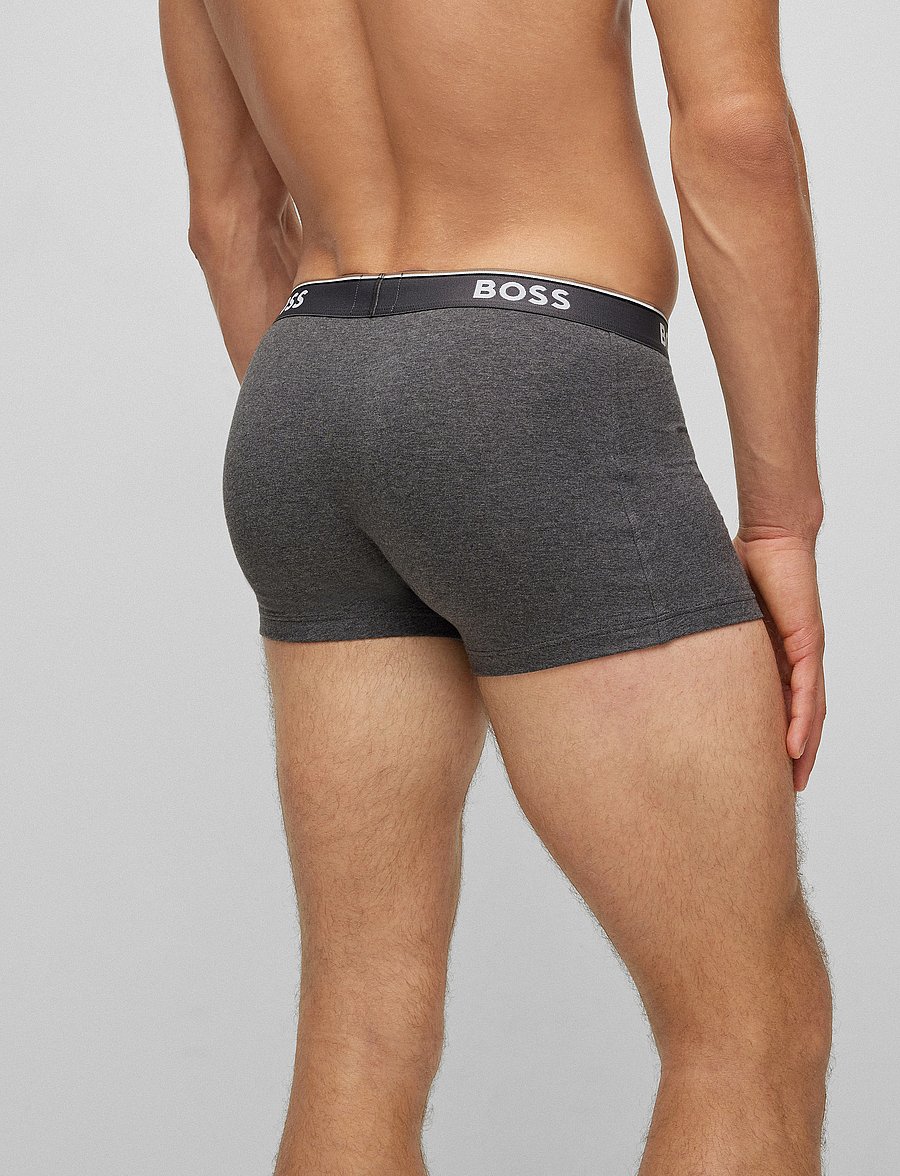BOSS - Trunk 3P Power - multipack underpants - open grey - 5