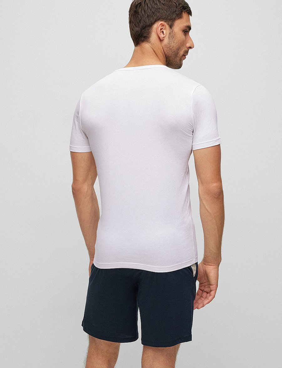 BOSS - TShirtRN 2P Modern - multipack t-shirts - white - 3