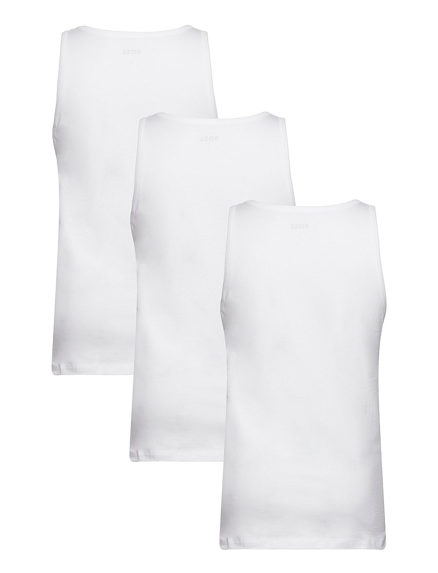 BOSS - Tank Top 3P Classic - pyjama tops - white - 5